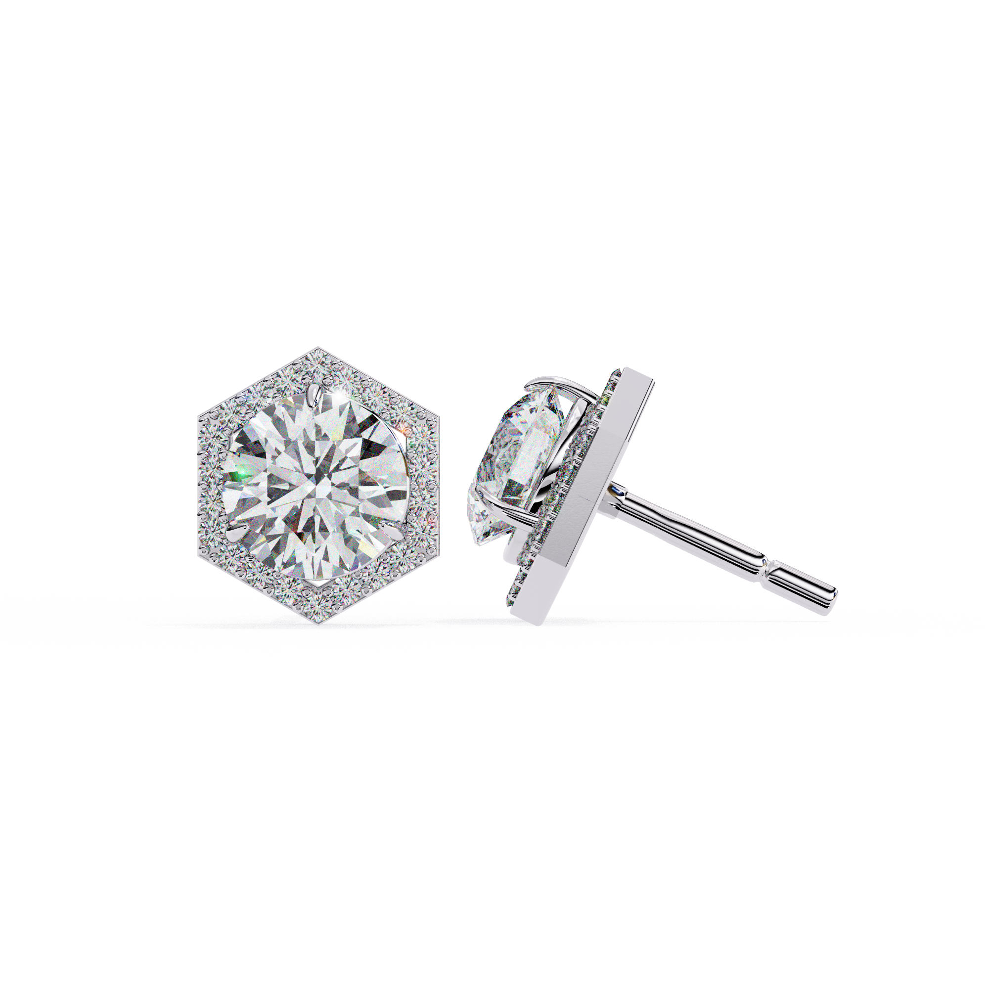 Daisy Diamond Earring