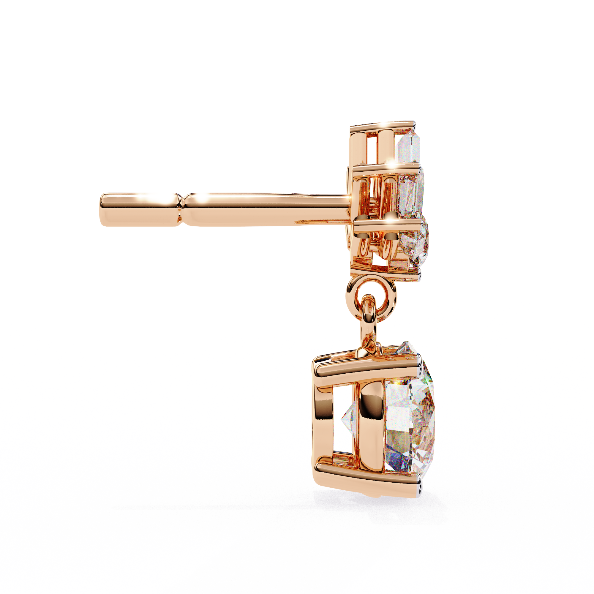 Rosa Diamond Earring
