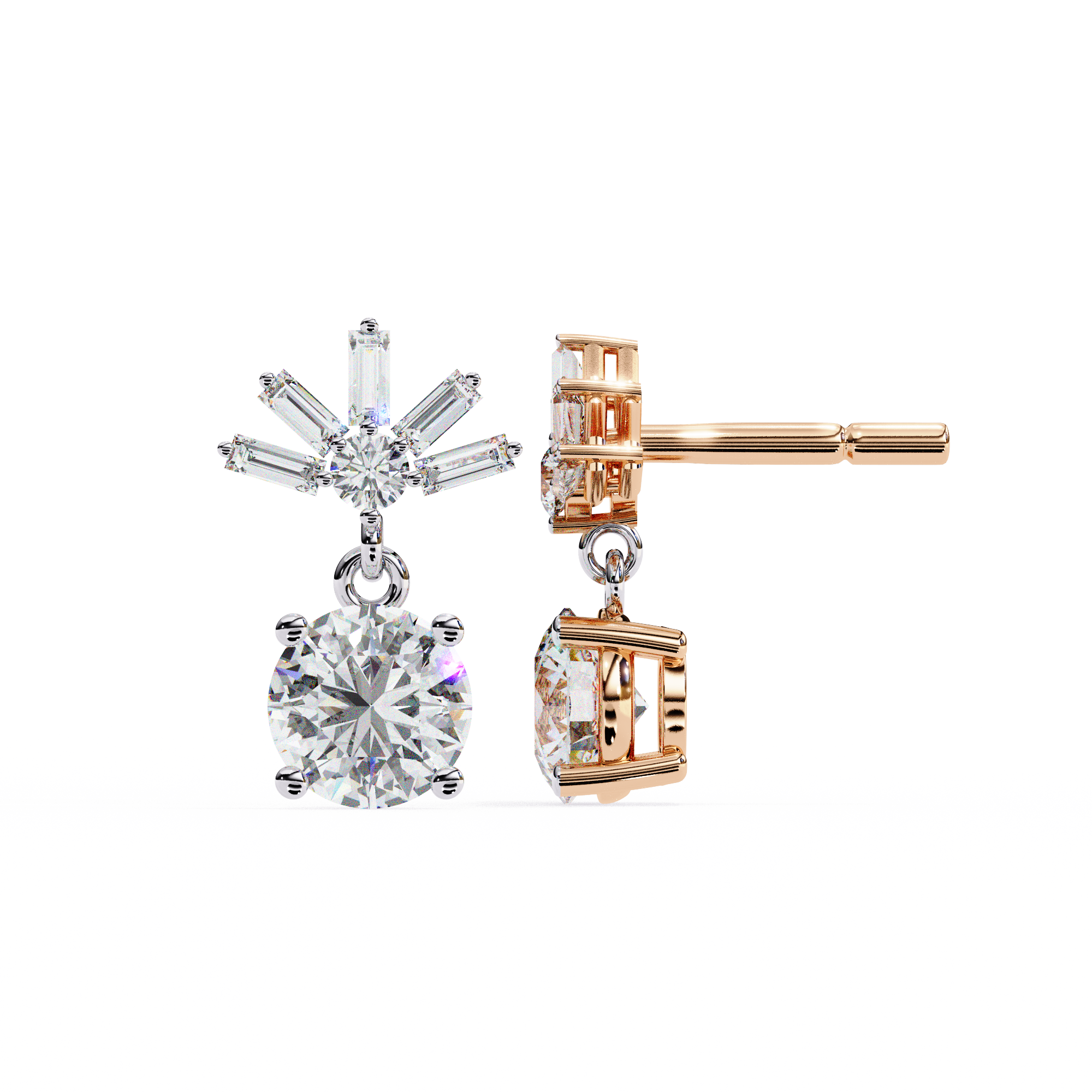 Rosa Diamond Earring