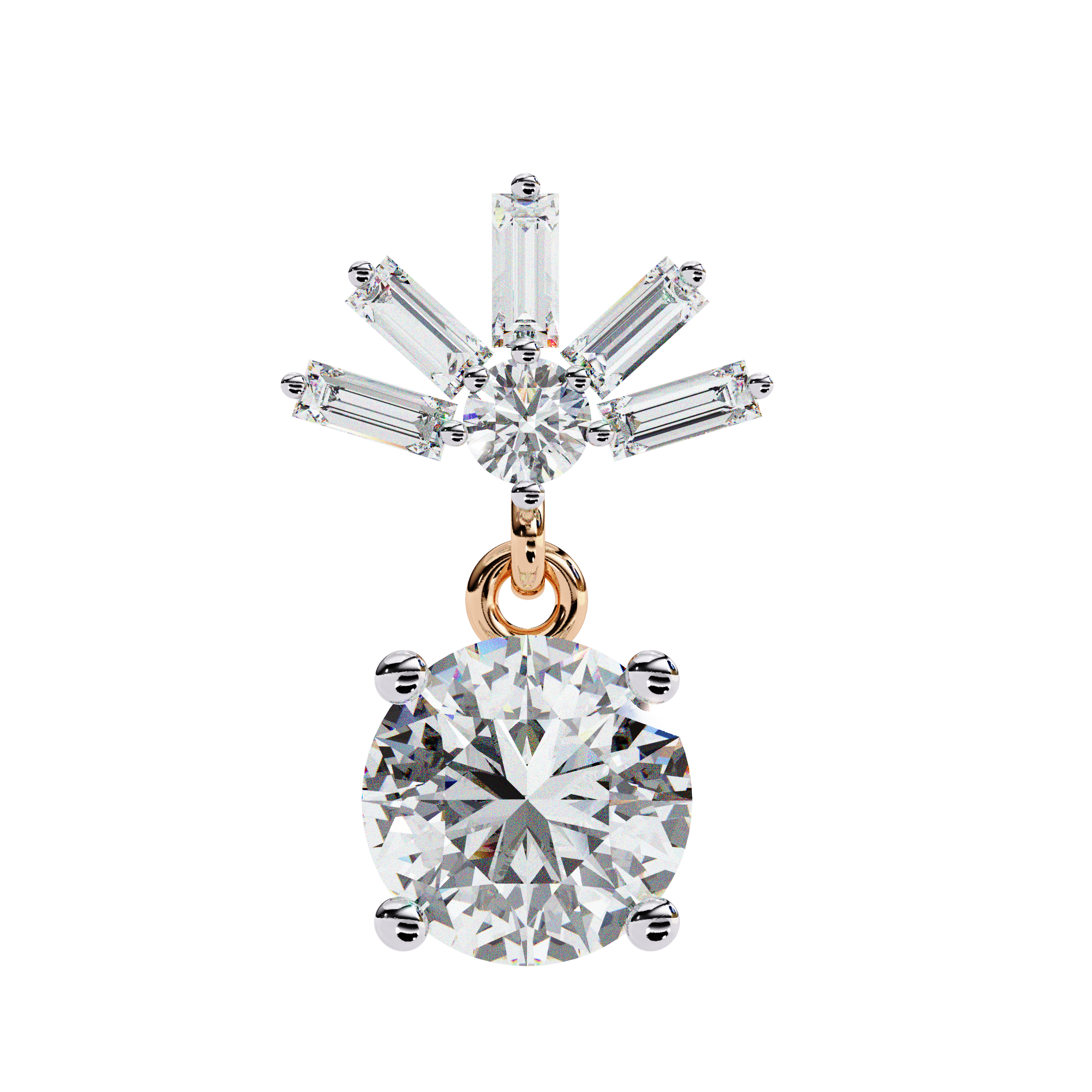 Rosa Diamond Earring