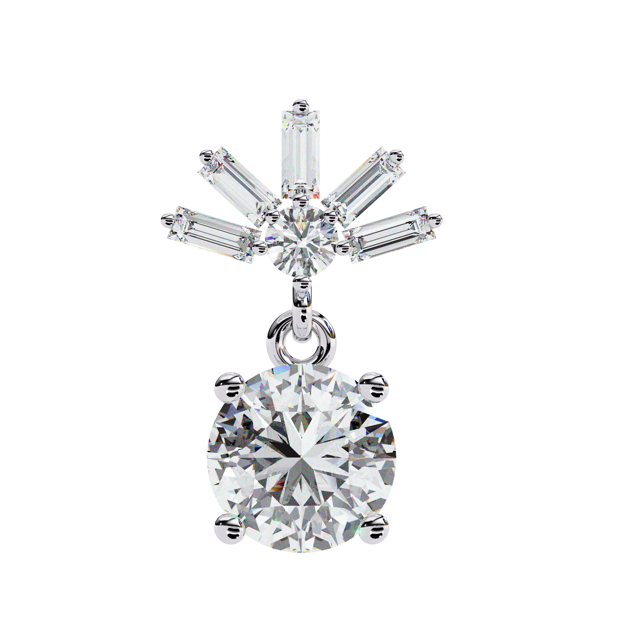 Rosa Diamond Earring