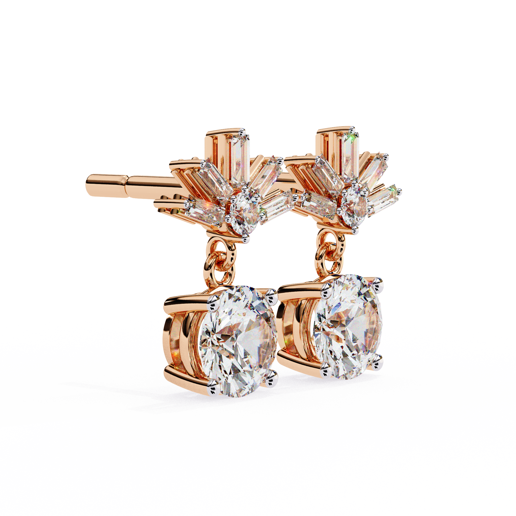 Rosa Diamond Earring