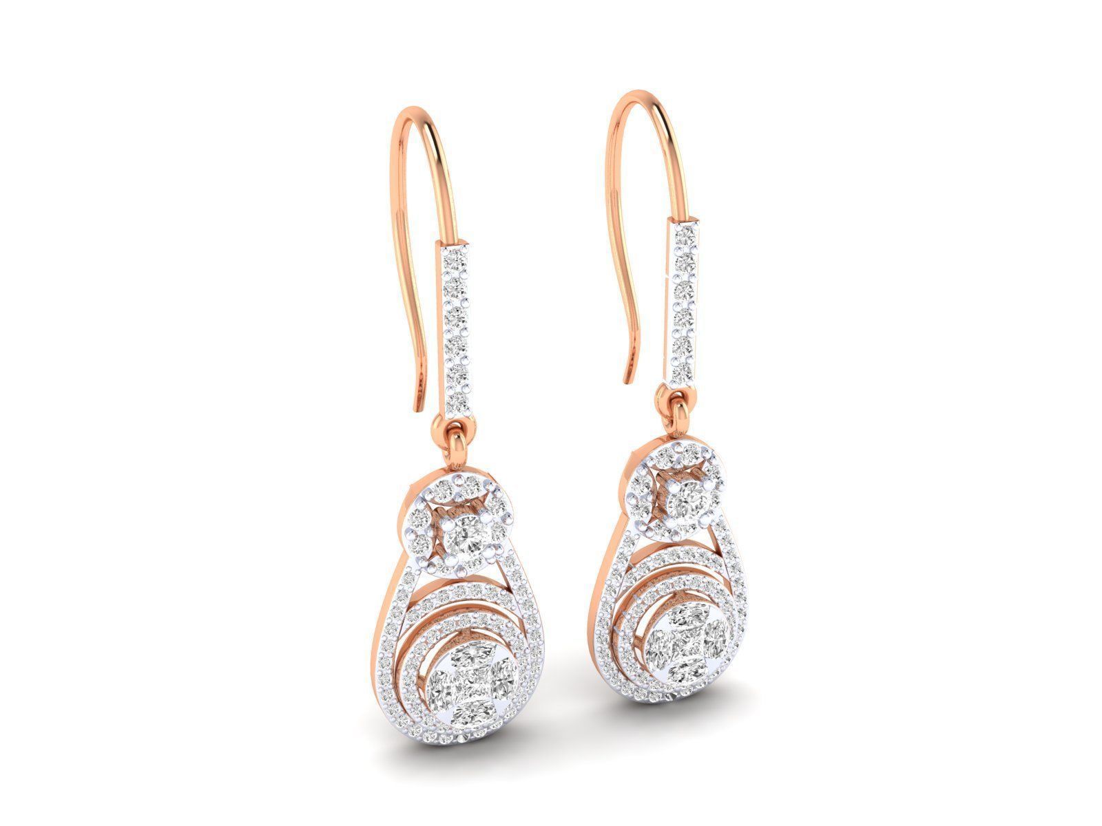 August Diamond Earring