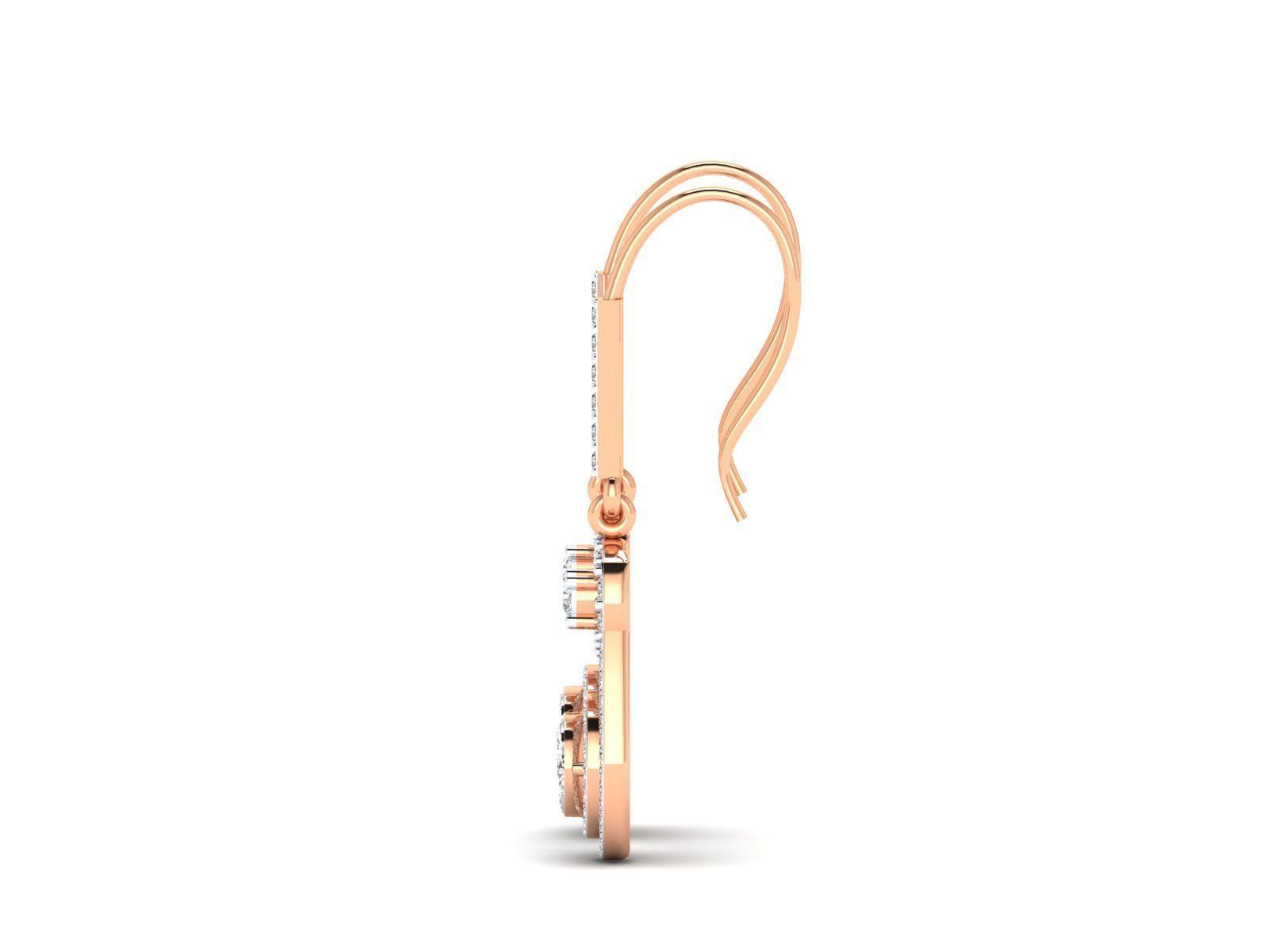 August Diamond Earring