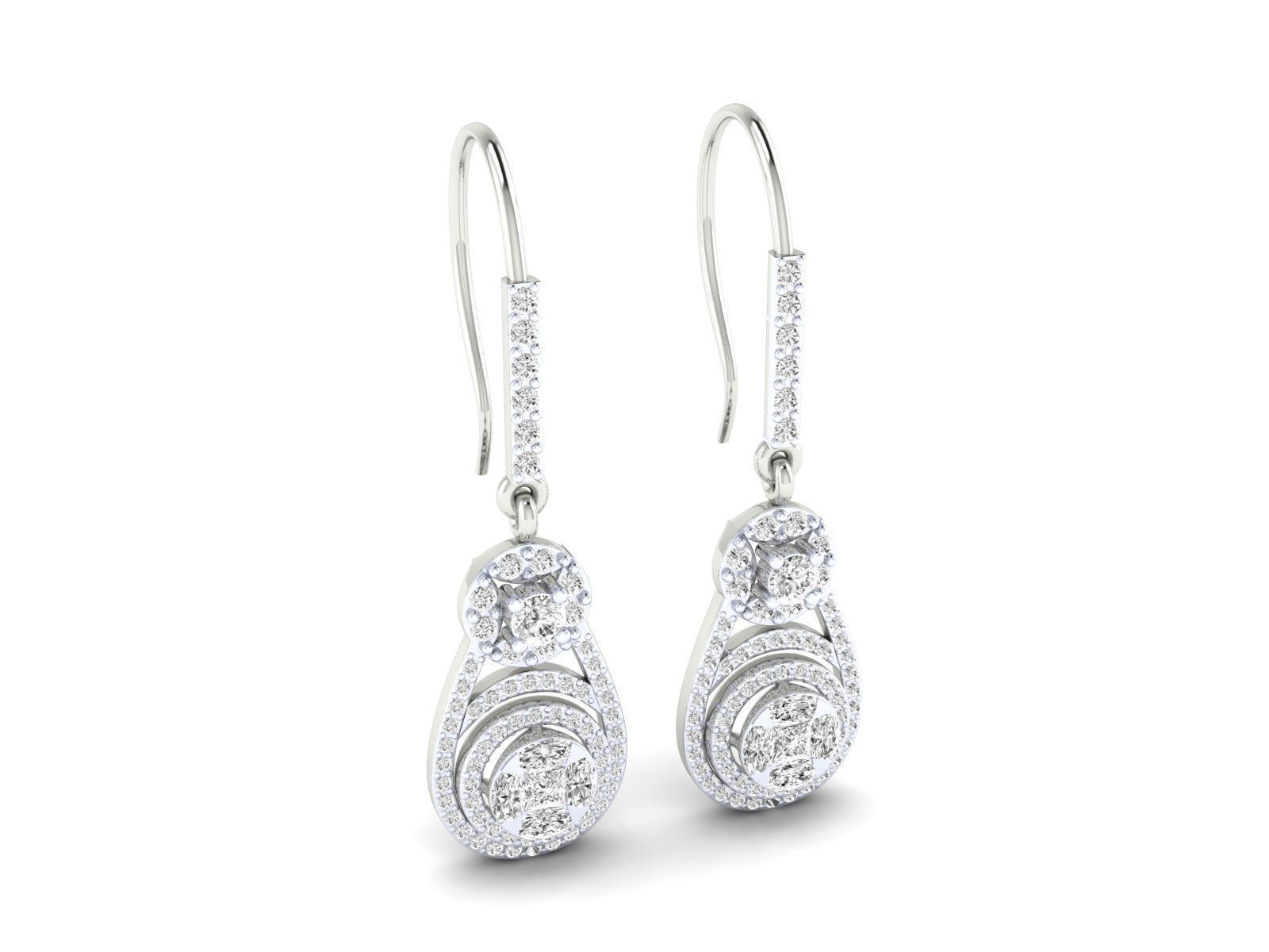 August Diamond Earring