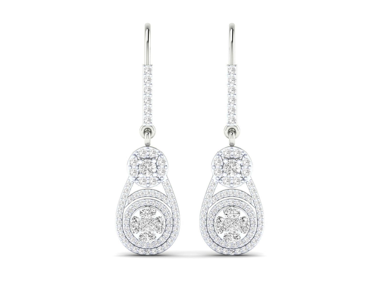 August Diamond Earring
