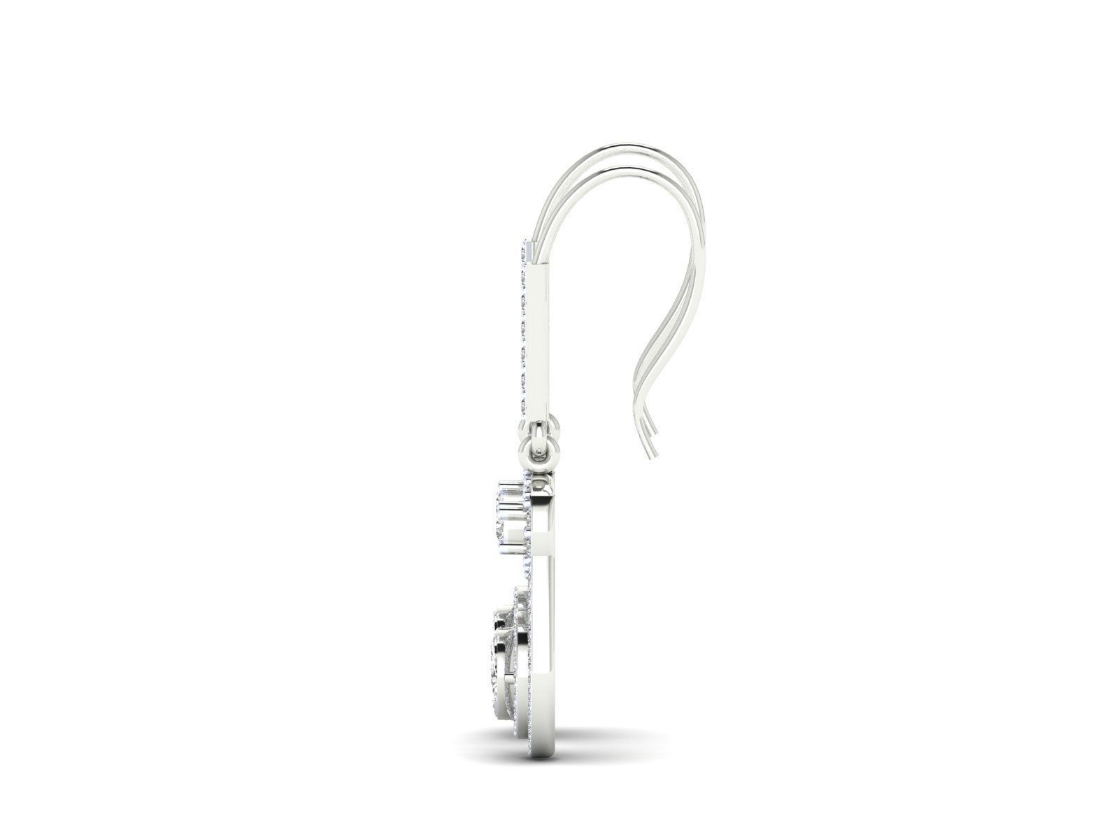 August Diamond Earring