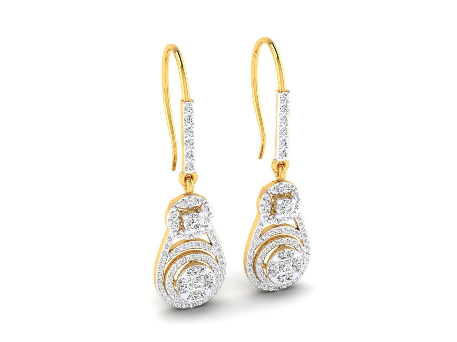 August Diamond Earring