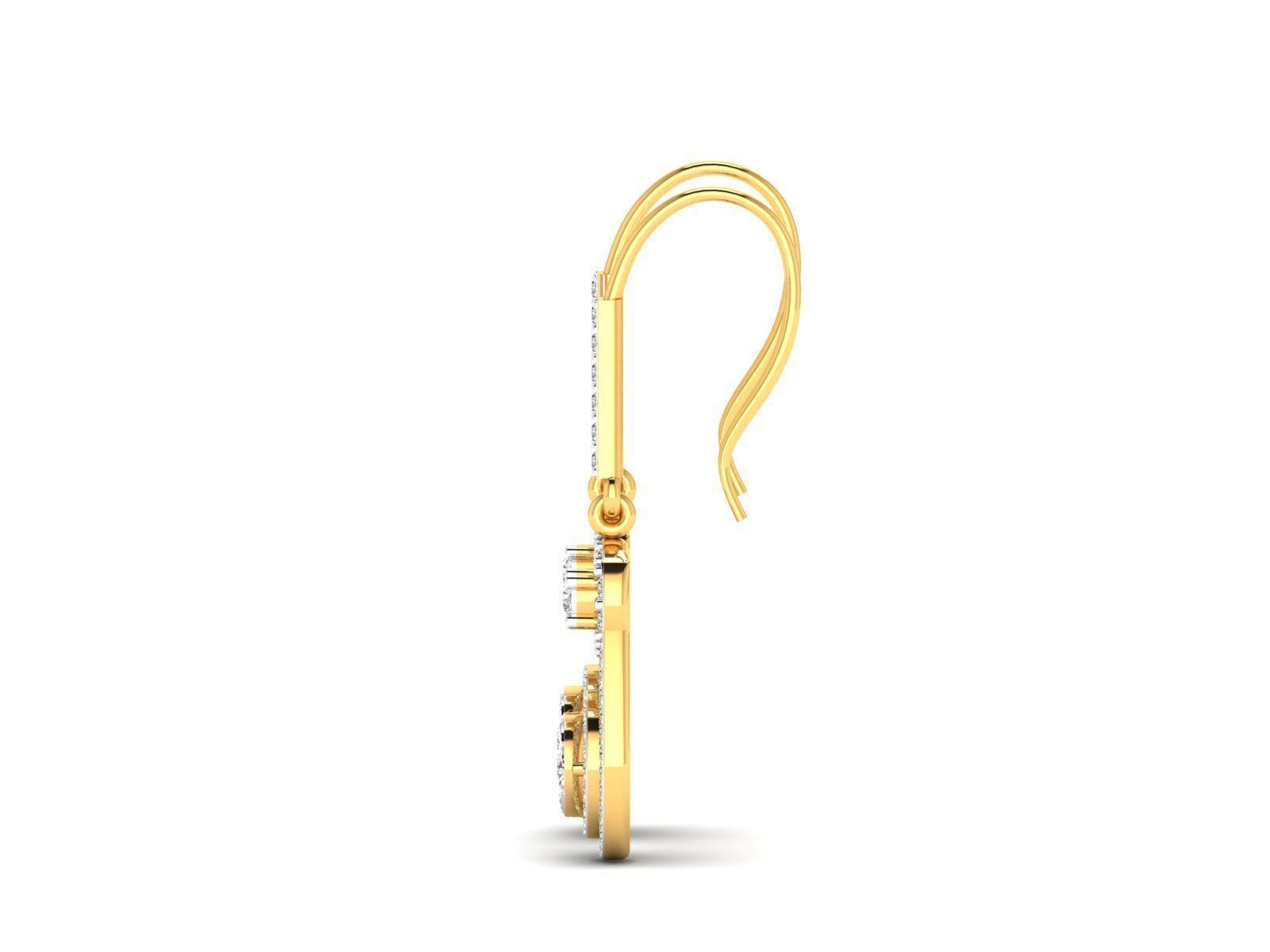 August Diamond Earring