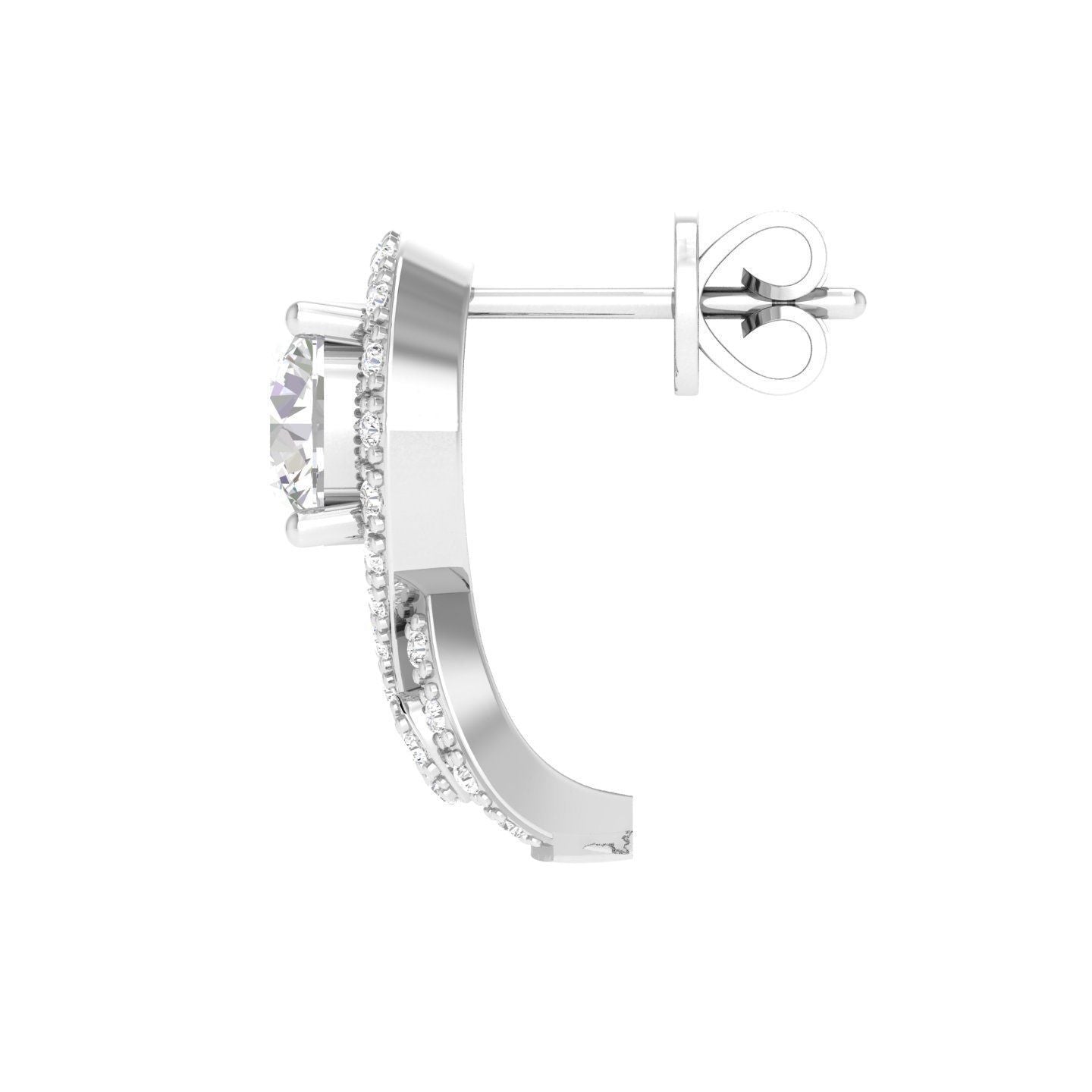 India Solitaire Earring