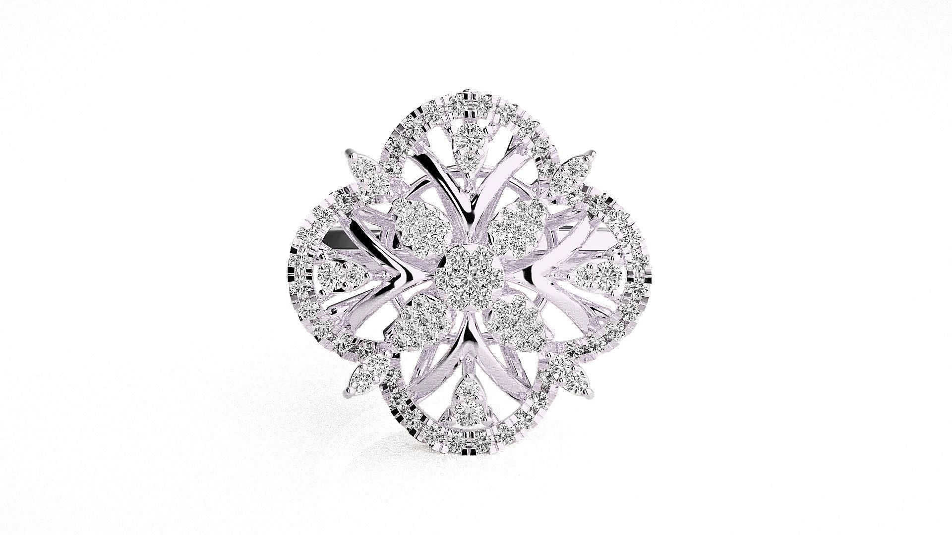 Elina Diamond Designer Ring