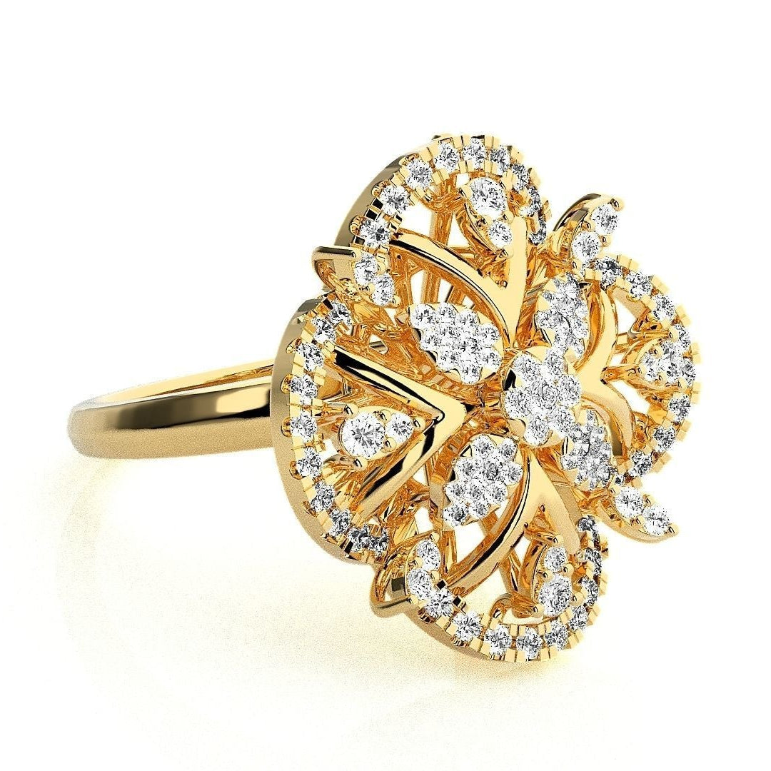 Elina Diamond Designer Ring