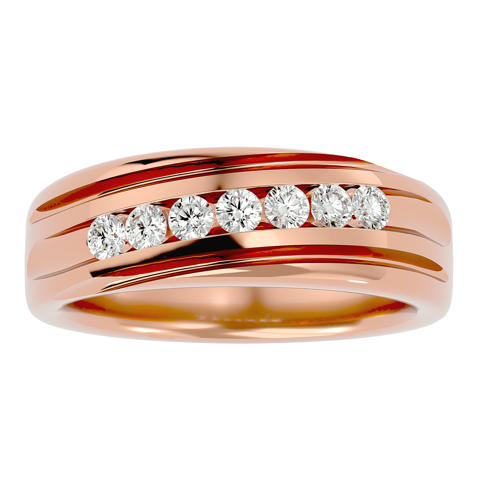 Alyssa Diamond Mens Ring