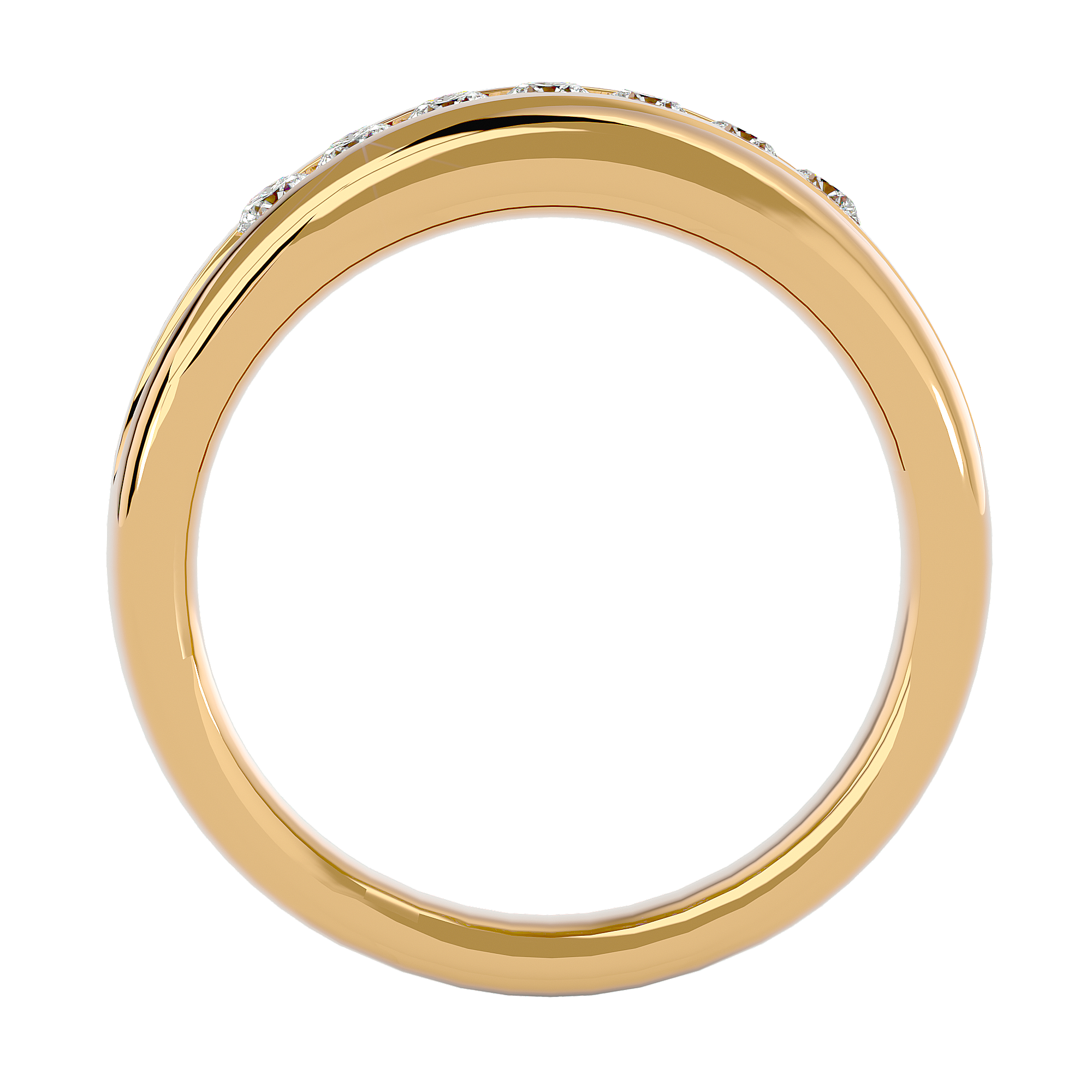 Alyssa Diamond Mens Ring