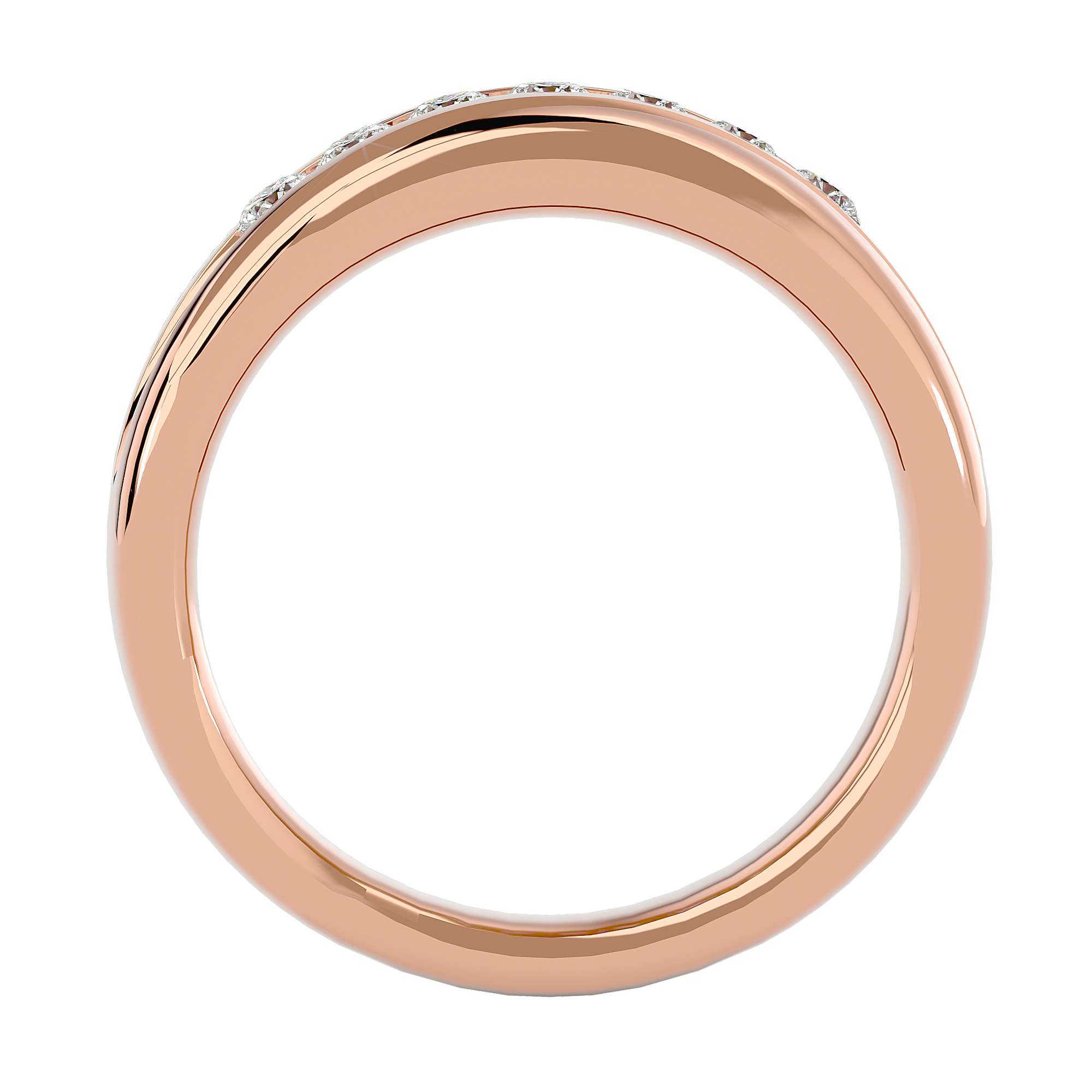 Alyssa Diamond Mens Ring