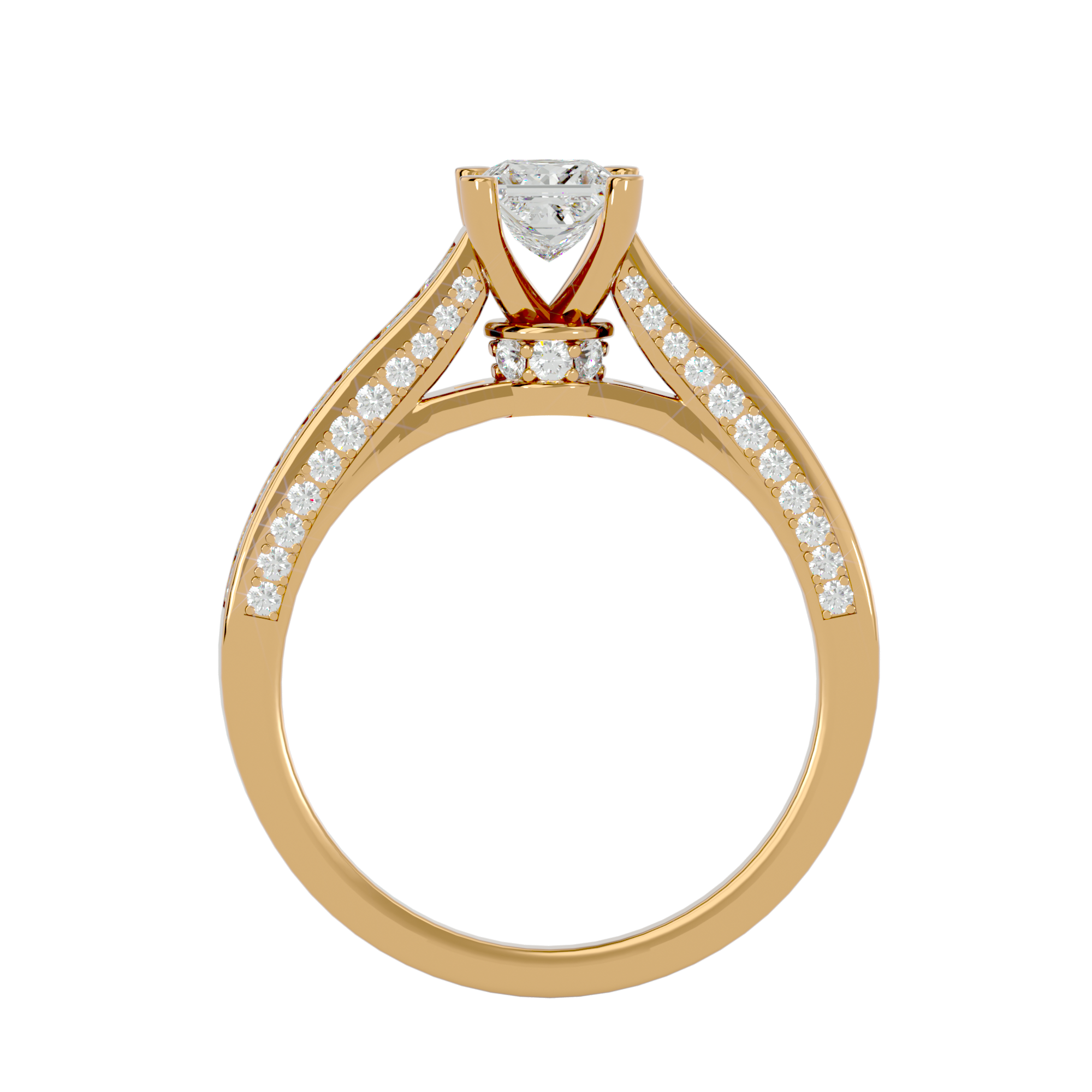 Roxanne Diamond Solitaire Ladies Ring