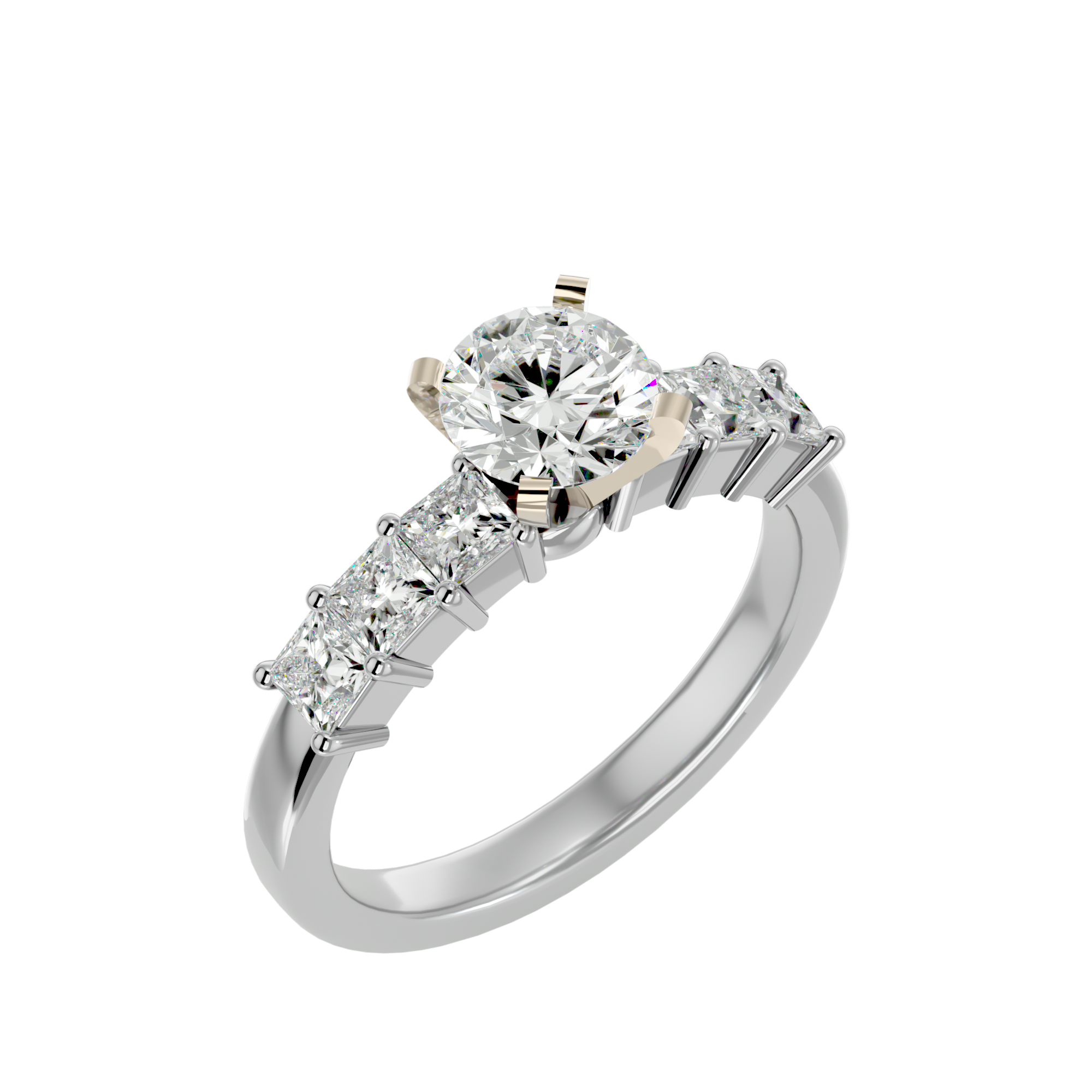 Elenora Diamond Solitaire Ladies Ring