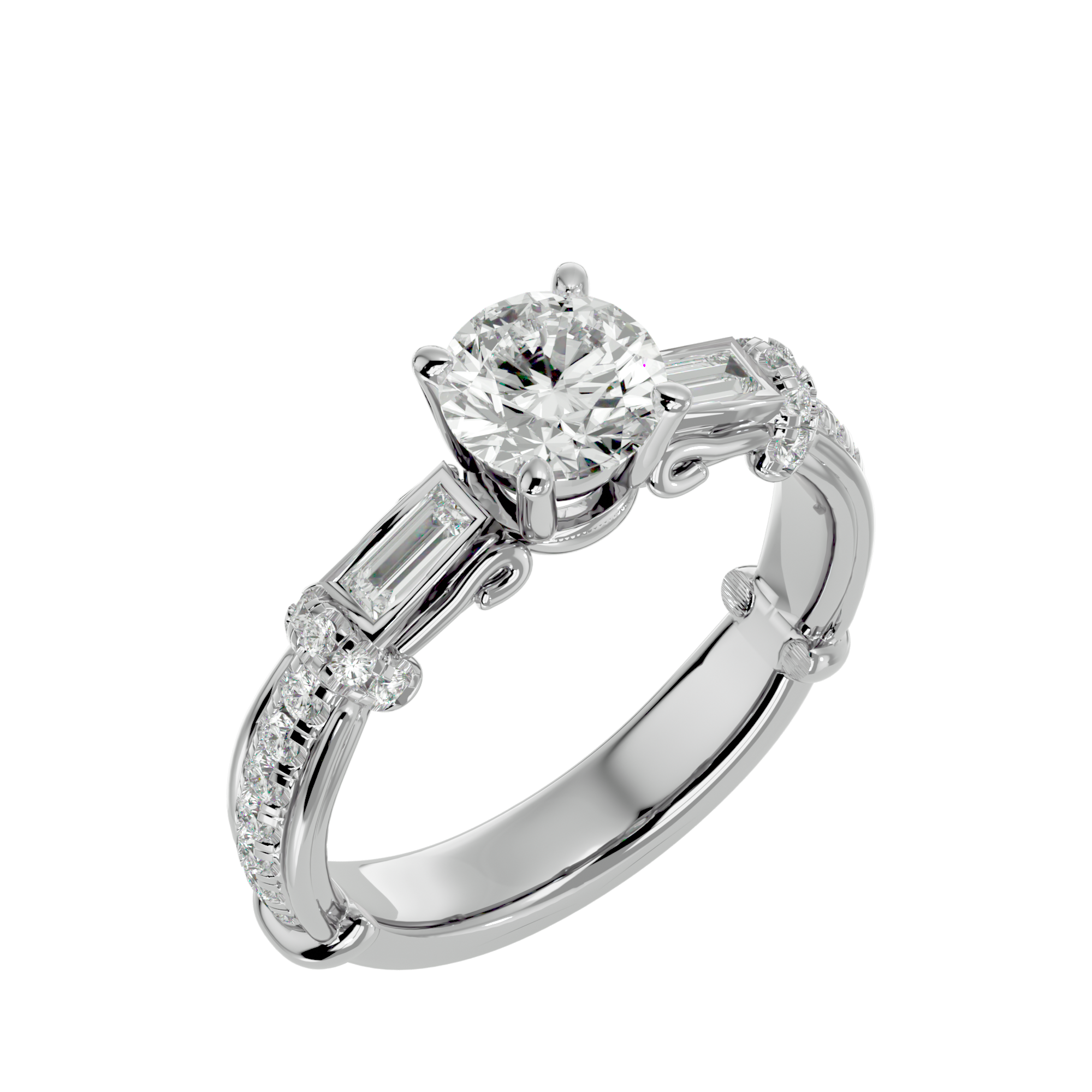 Logan Diamond Solitaire Ladies Ring