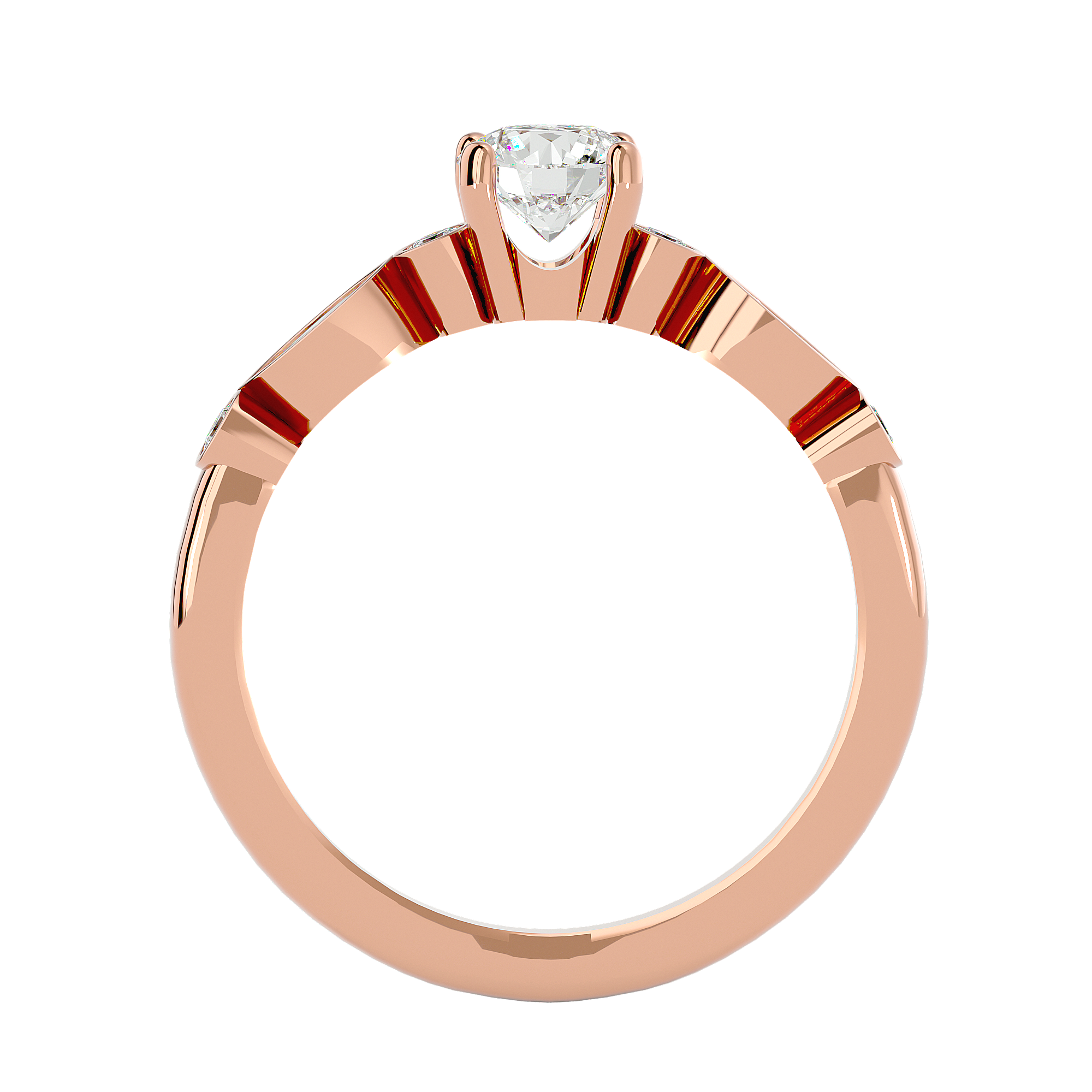 Madelina Diamond Solitaire Ladies Ring