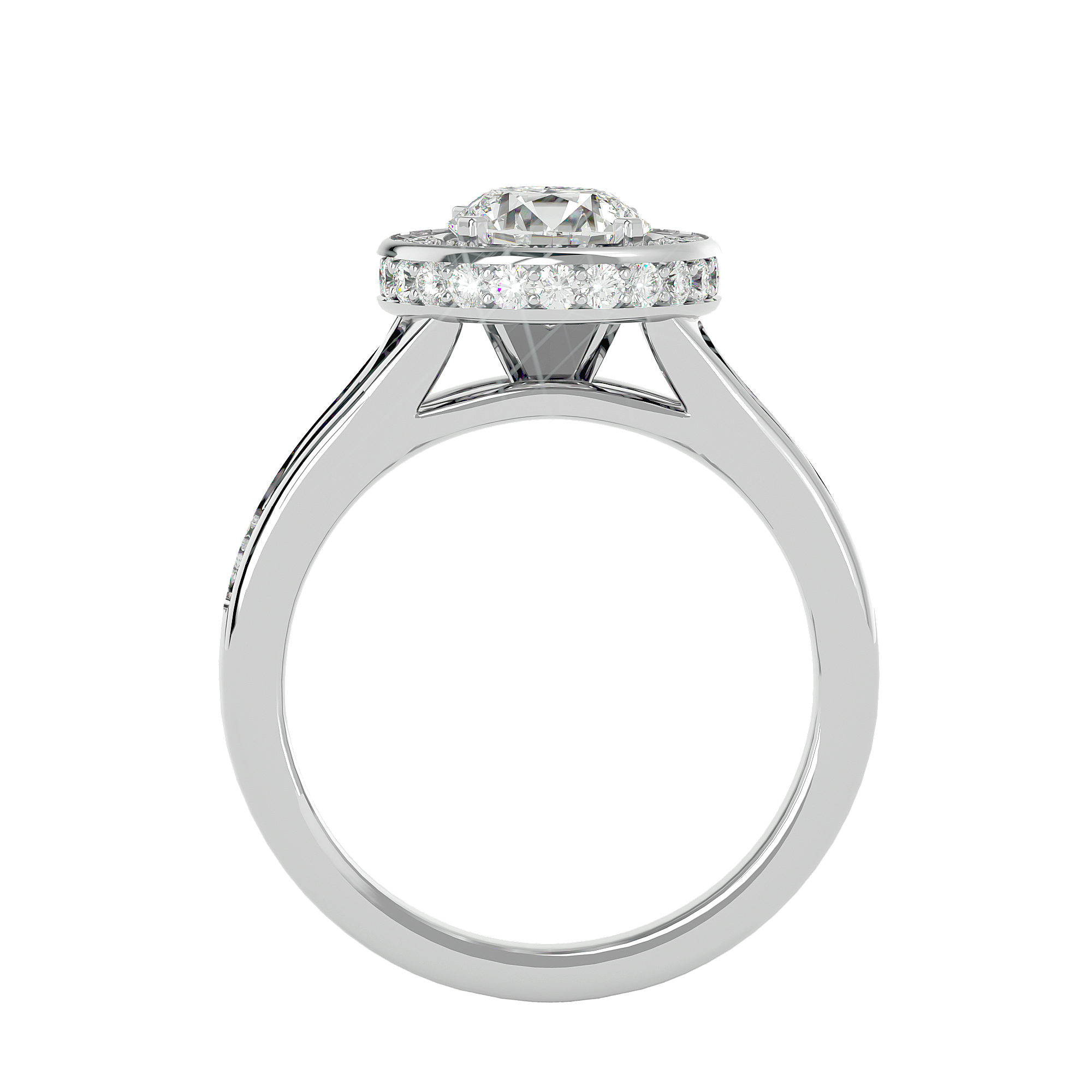 Henrietta Diamond Halo Ring