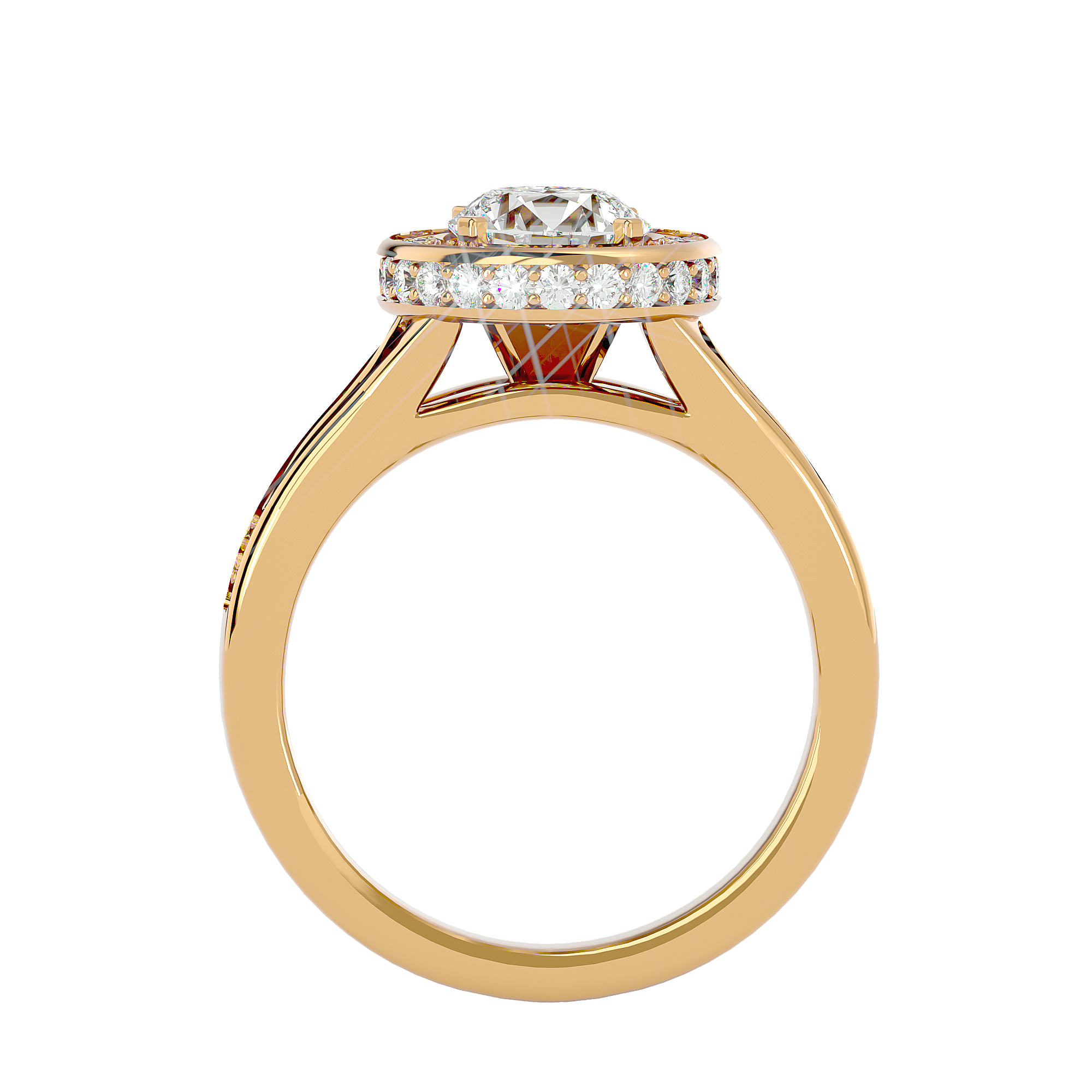 Henrietta Diamond Halo Ring