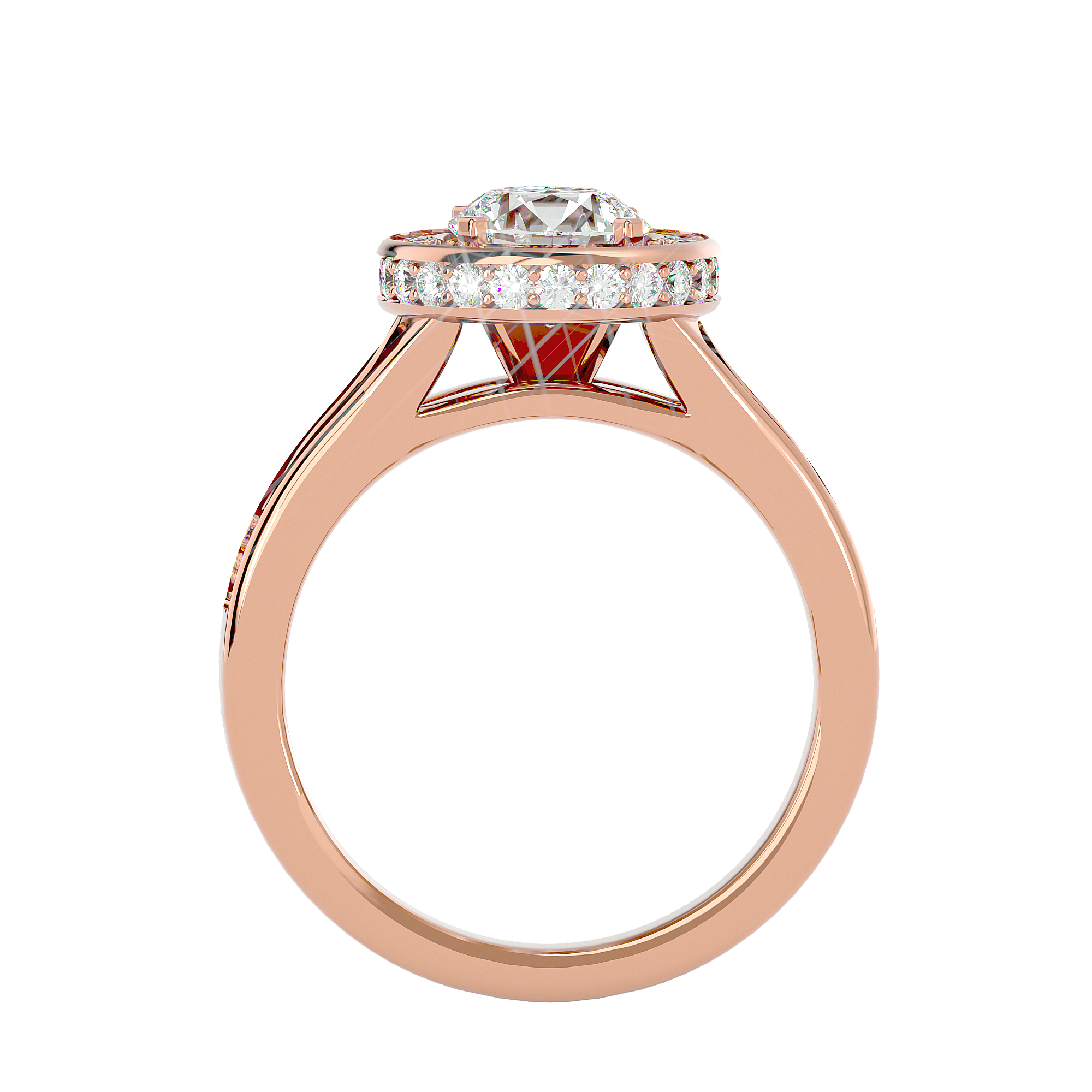 Henrietta Diamond Halo Ring