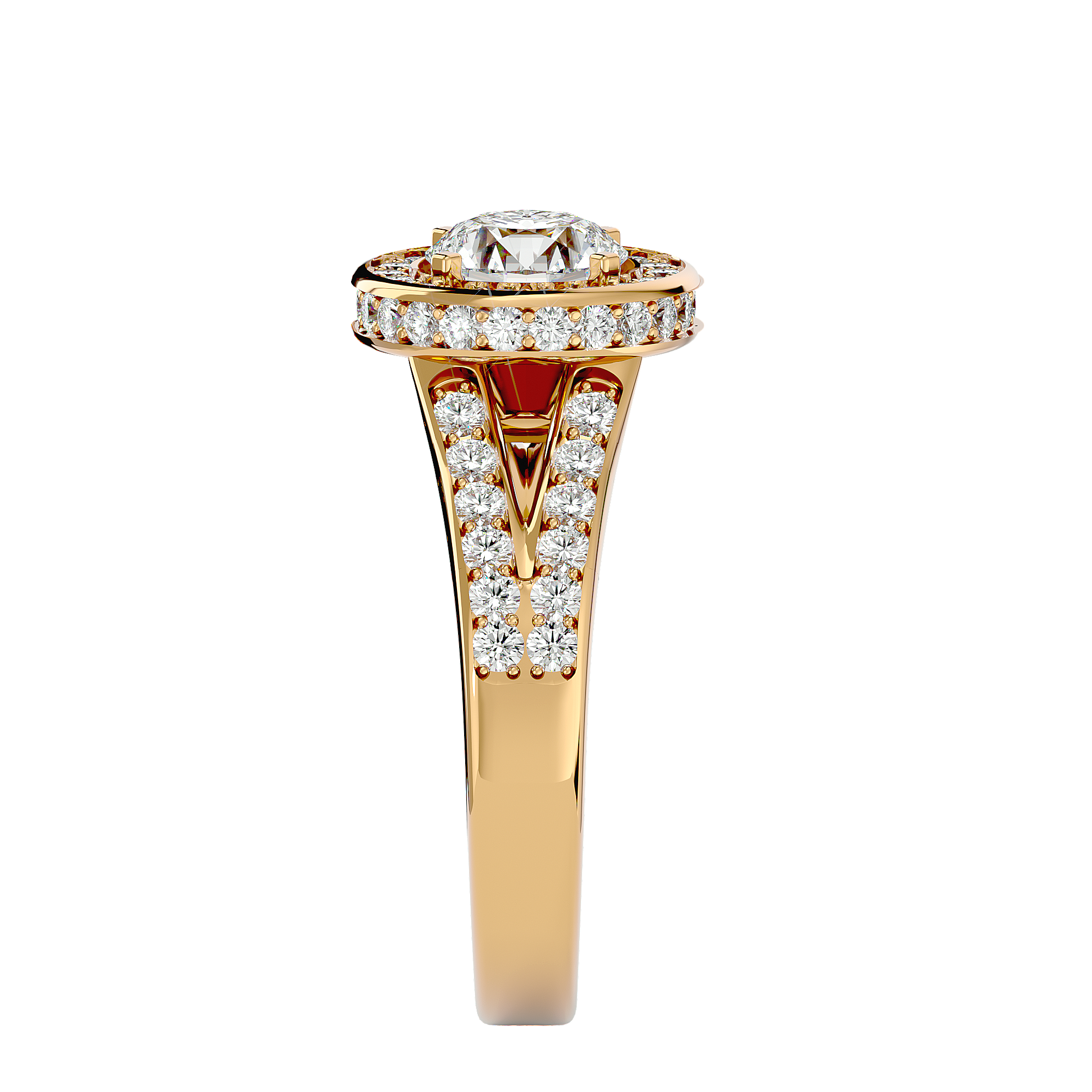 Henrietta Diamond Halo Ring