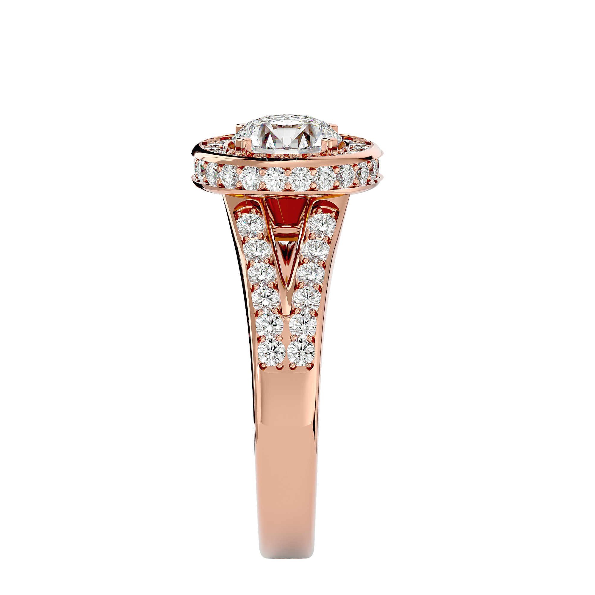 Henrietta Diamond Halo Ring