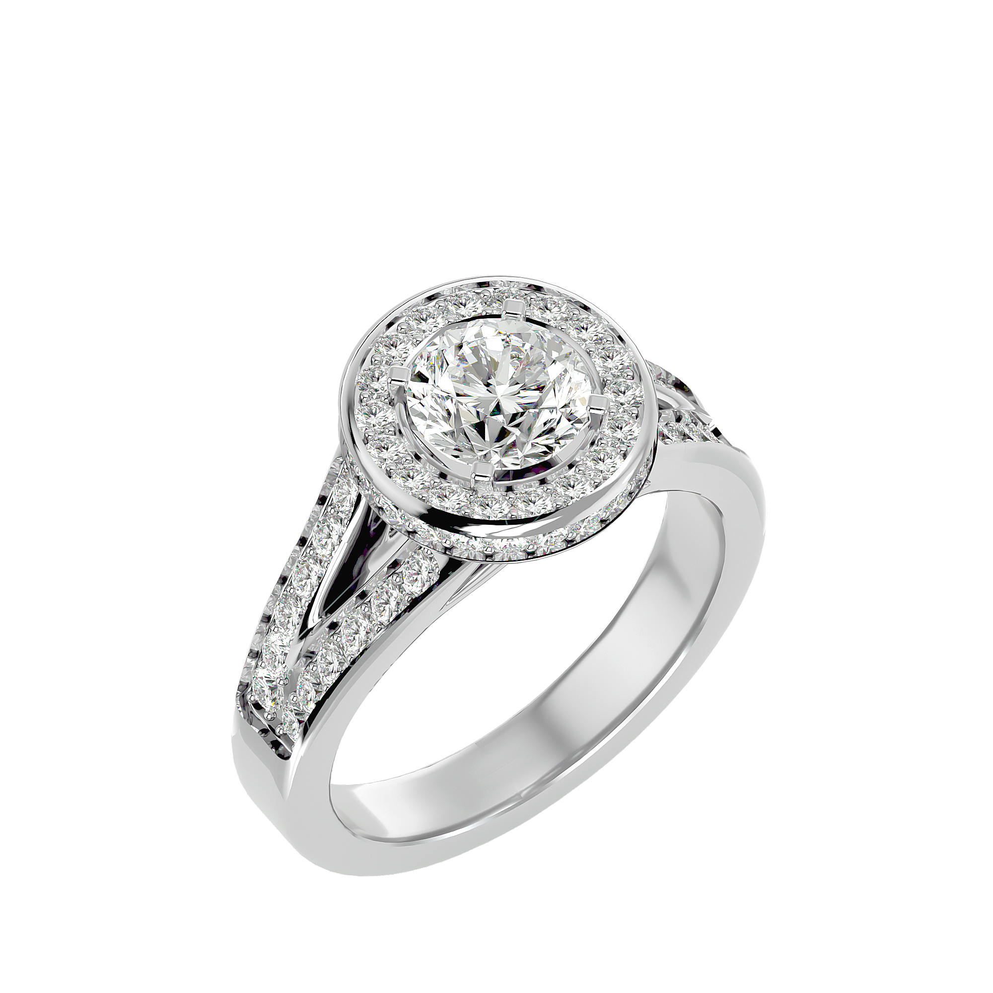 Henrietta Diamond Halo Ring