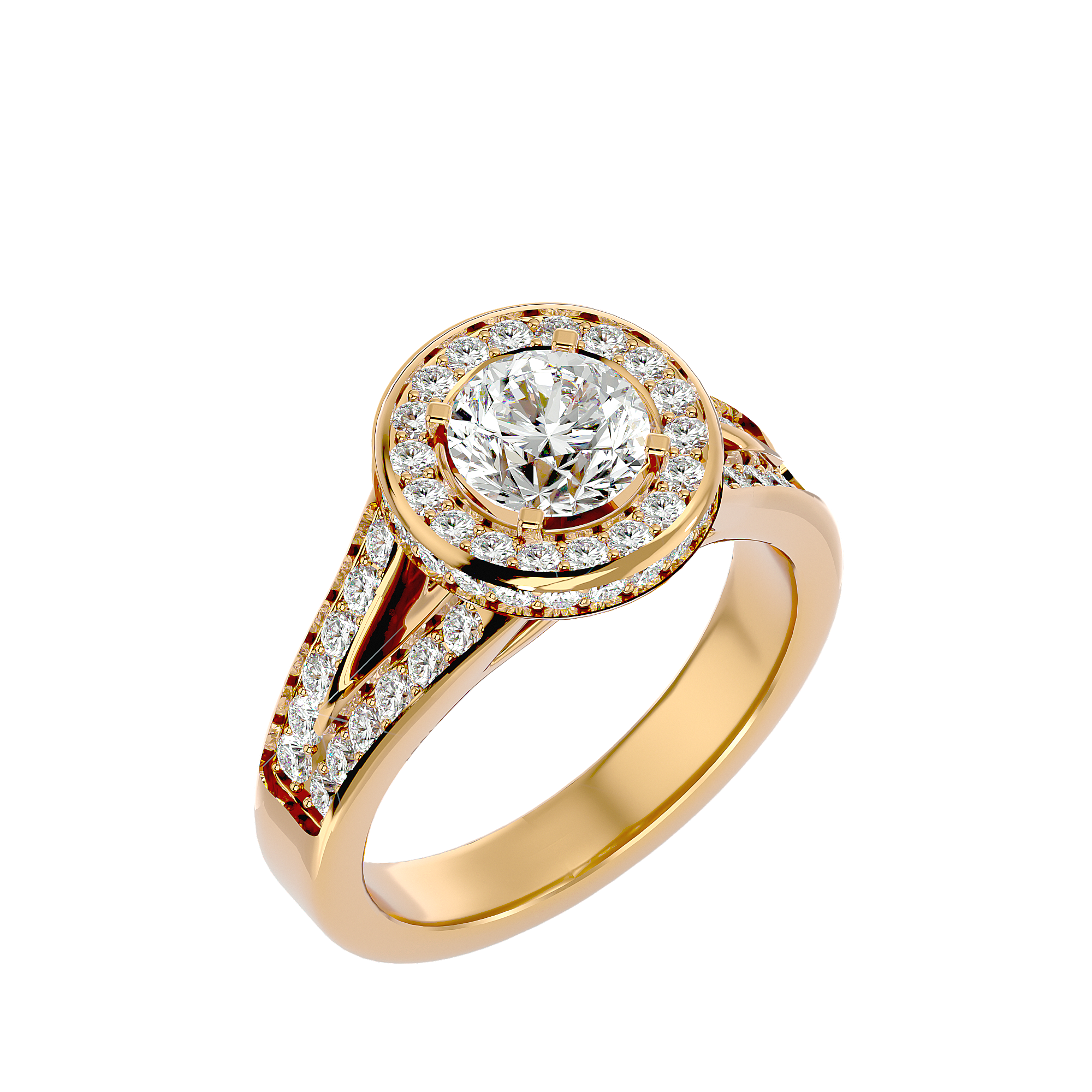 Henrietta Diamond Halo Ring