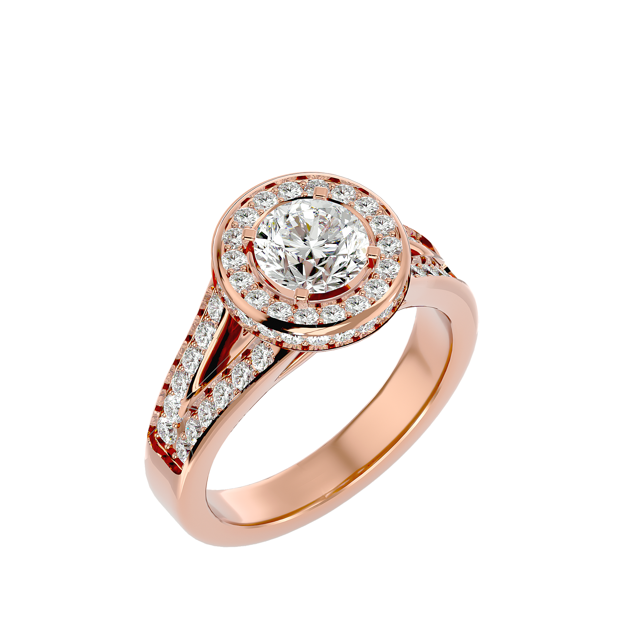 Henrietta Diamond Halo Ring