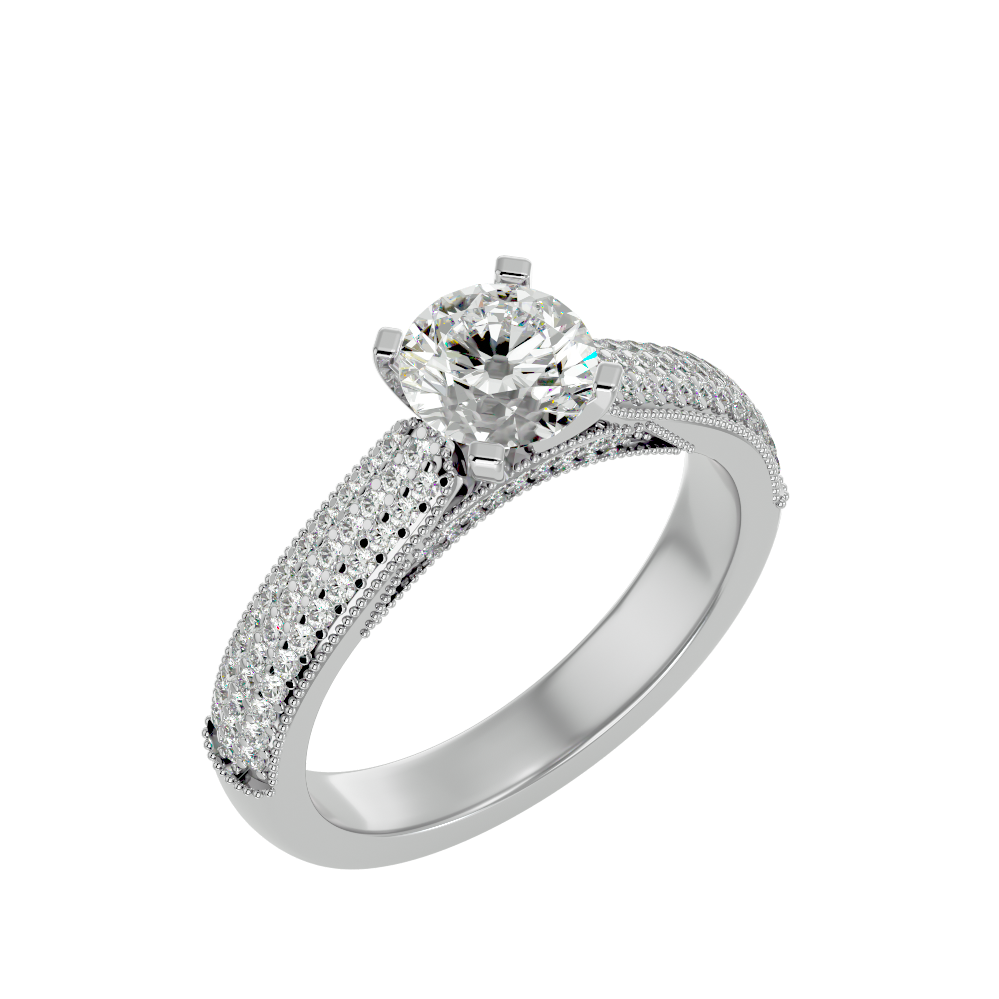 Alexandra Diamond Solitaire Ladies Ring