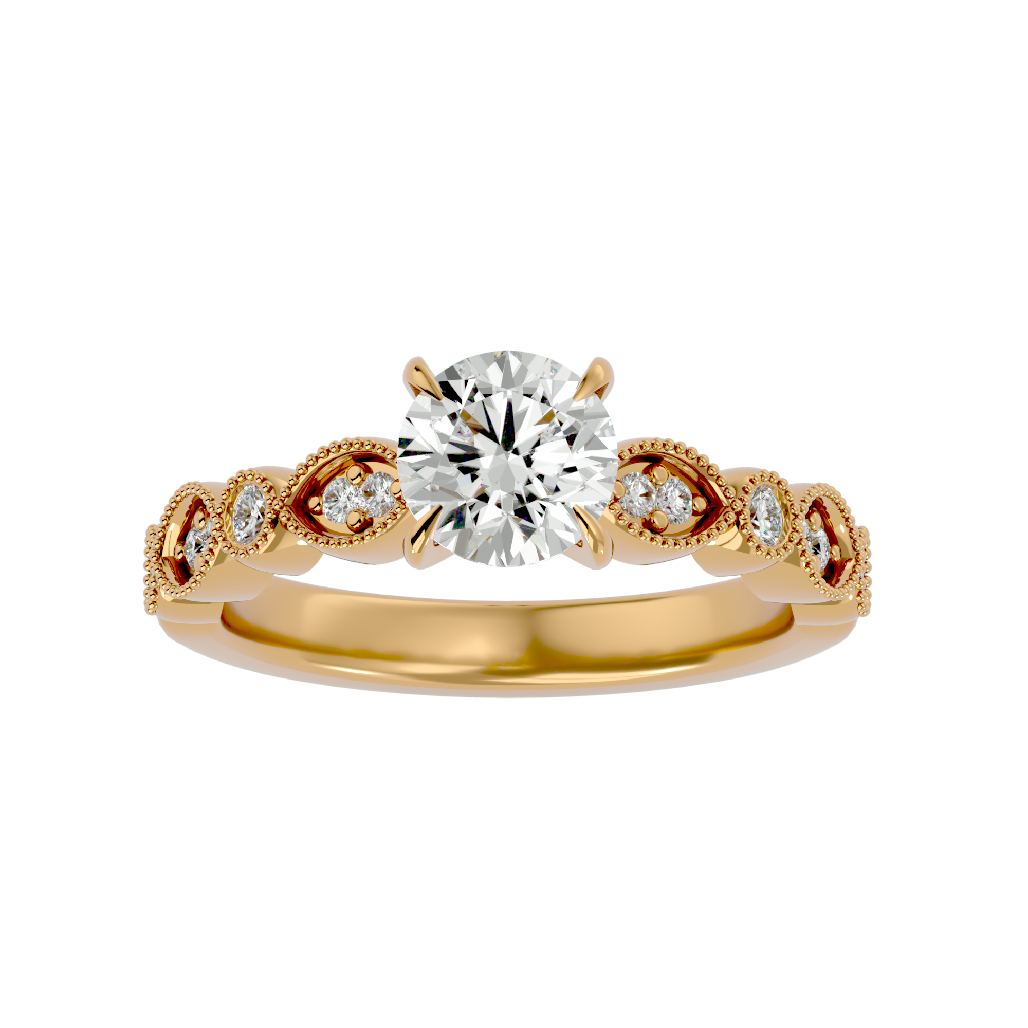 Angelica Diamond Solitaire Ladies Ring