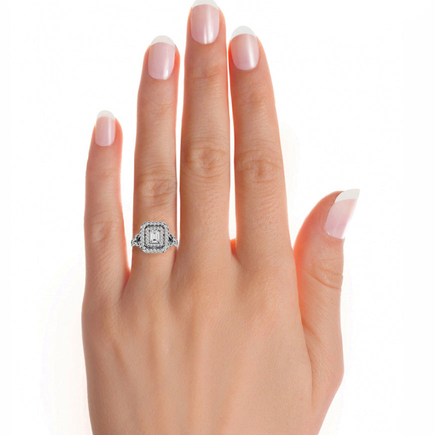 Florence Diamond Halo Ring