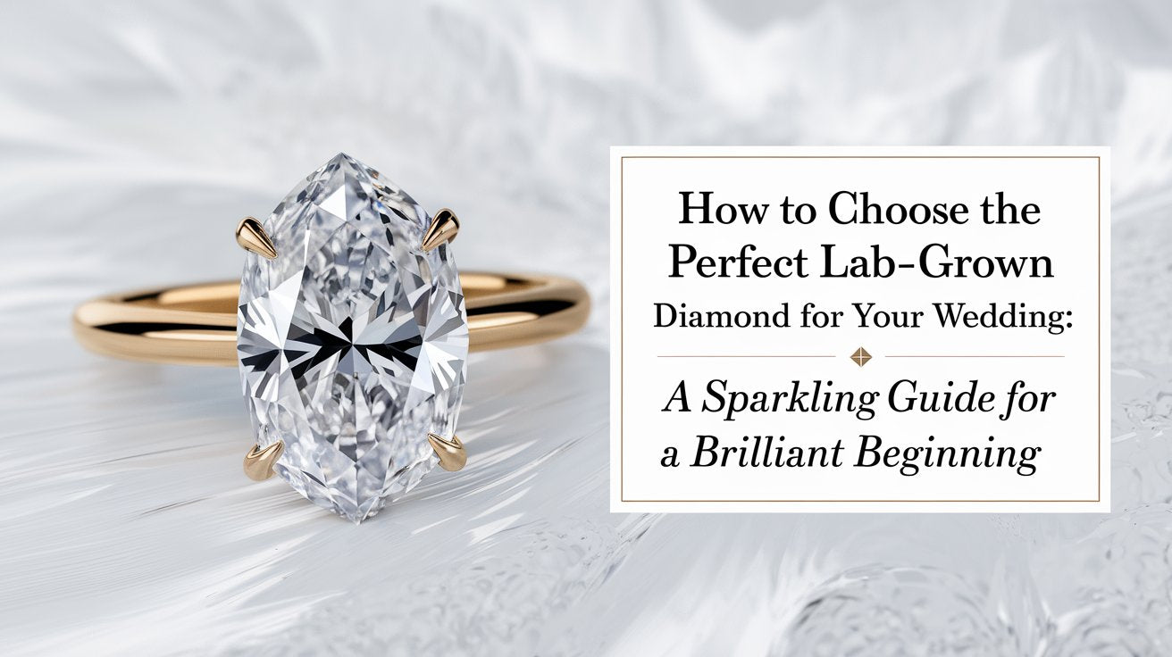 How to choose the perfect lab-grown diamond ring for your wedding.