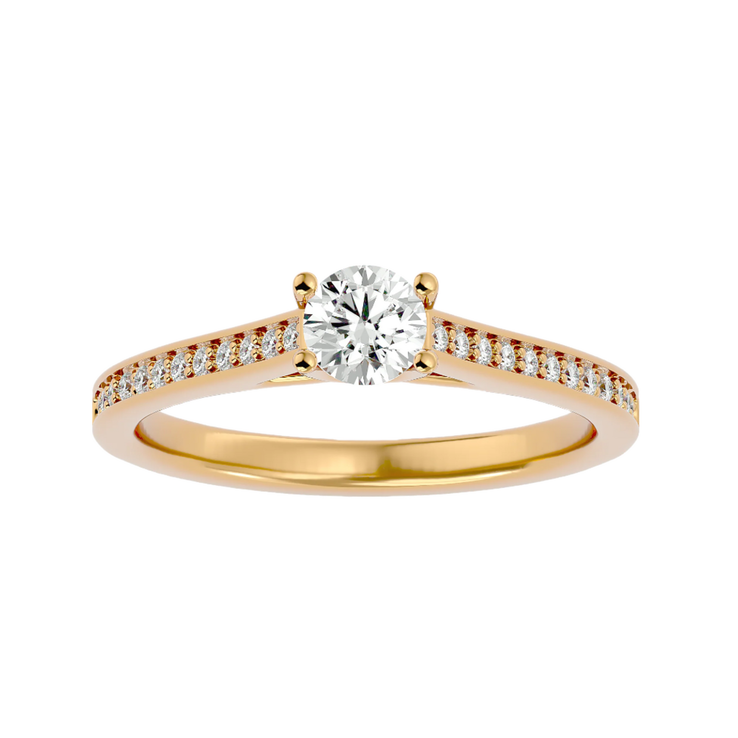 Charlotte Diamond Solitaire Ladies Ring