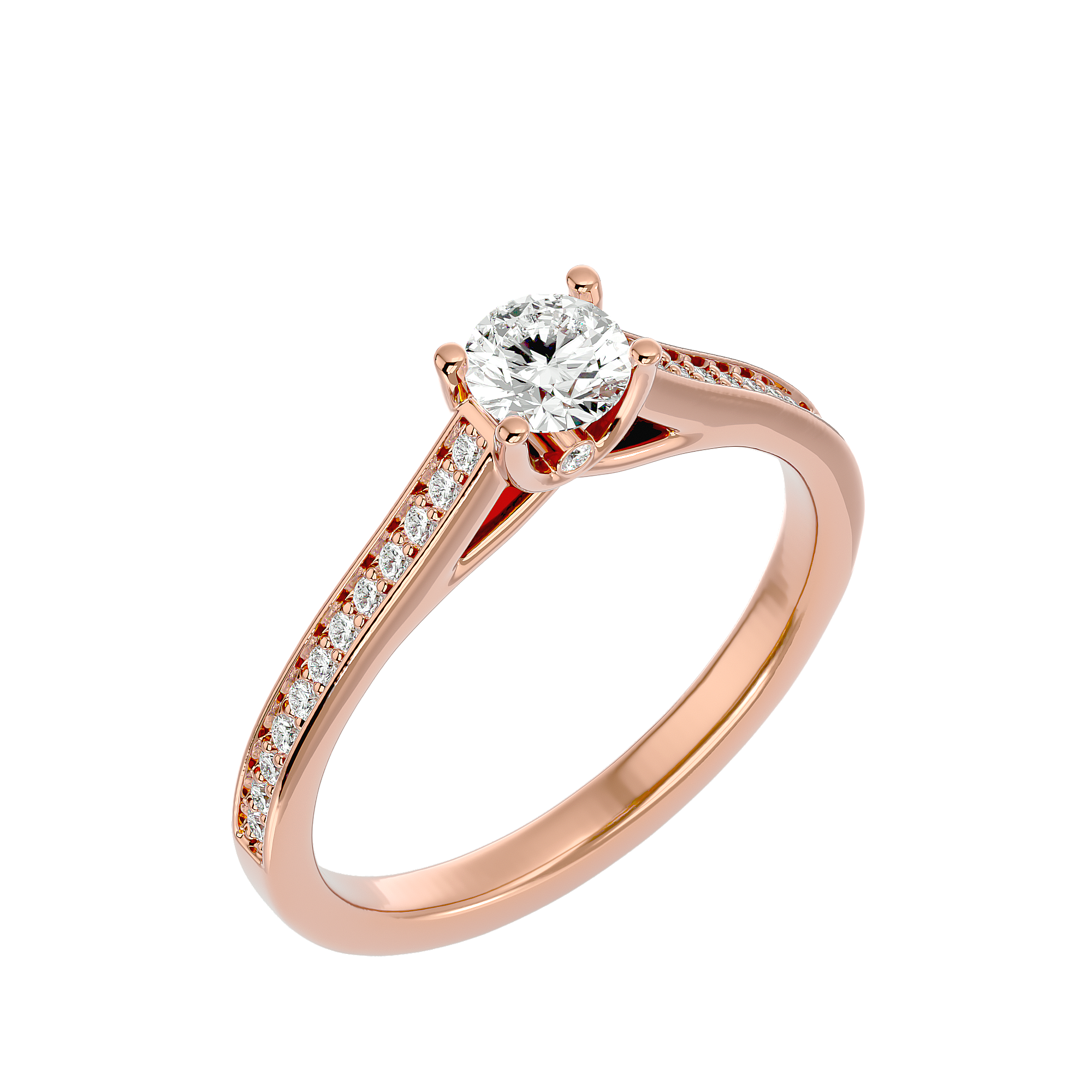 Charlotte Diamond Solitaire Ladies Ring