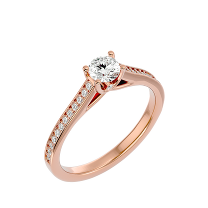 Charlotte Diamond Solitaire Ladies Ring