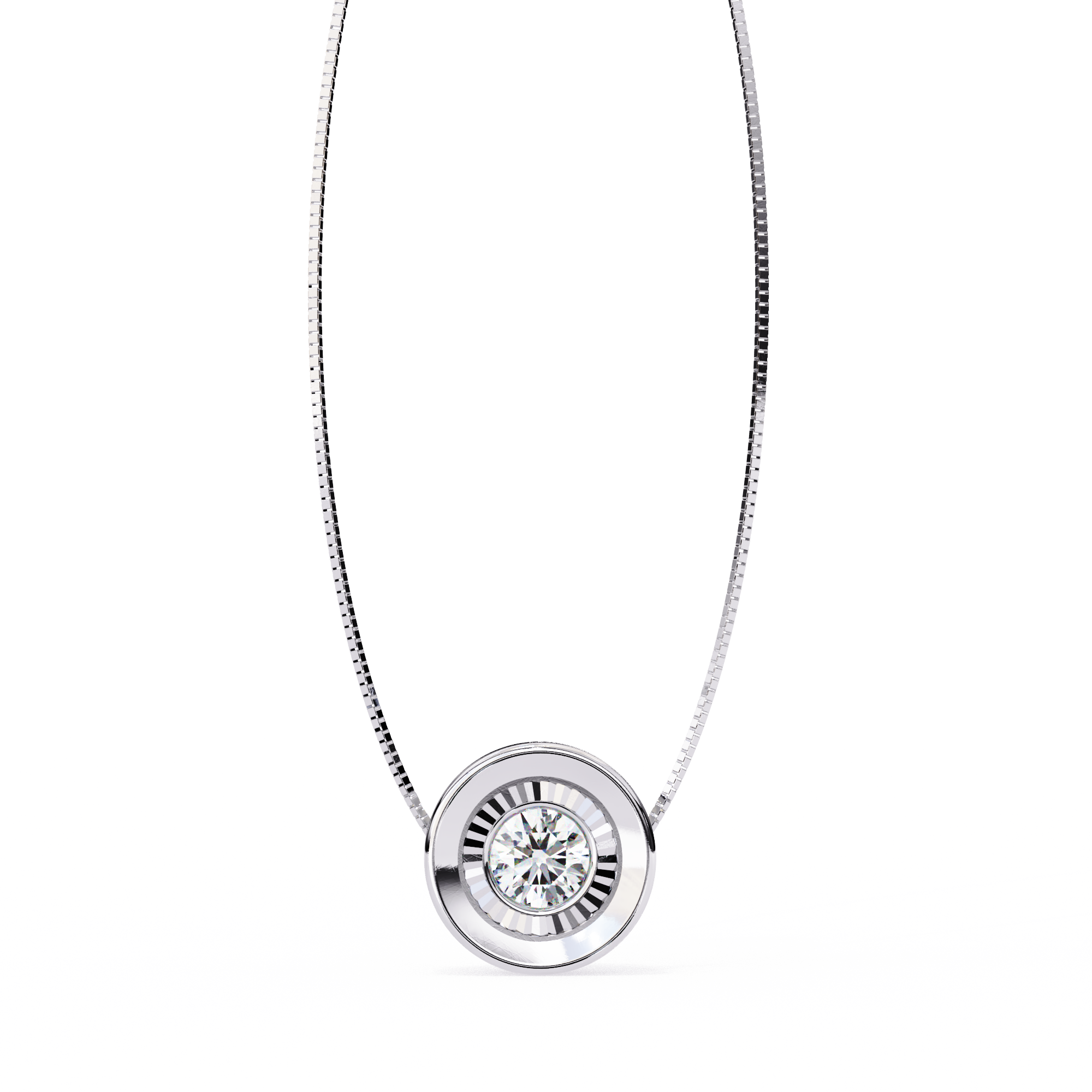 Poppy  Diamond Pendant