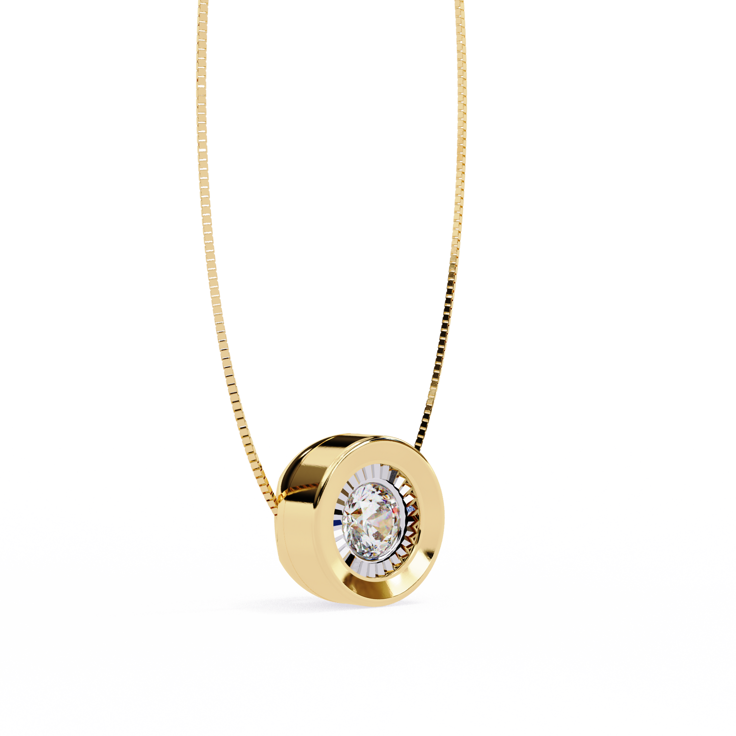 Poppy  Diamond Pendant