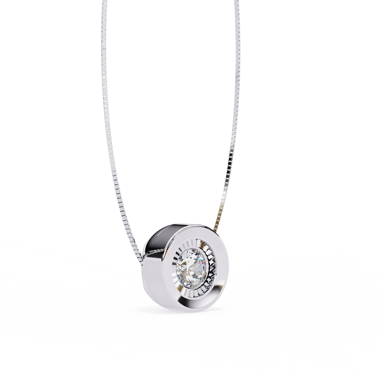 Poppy  Diamond Pendant