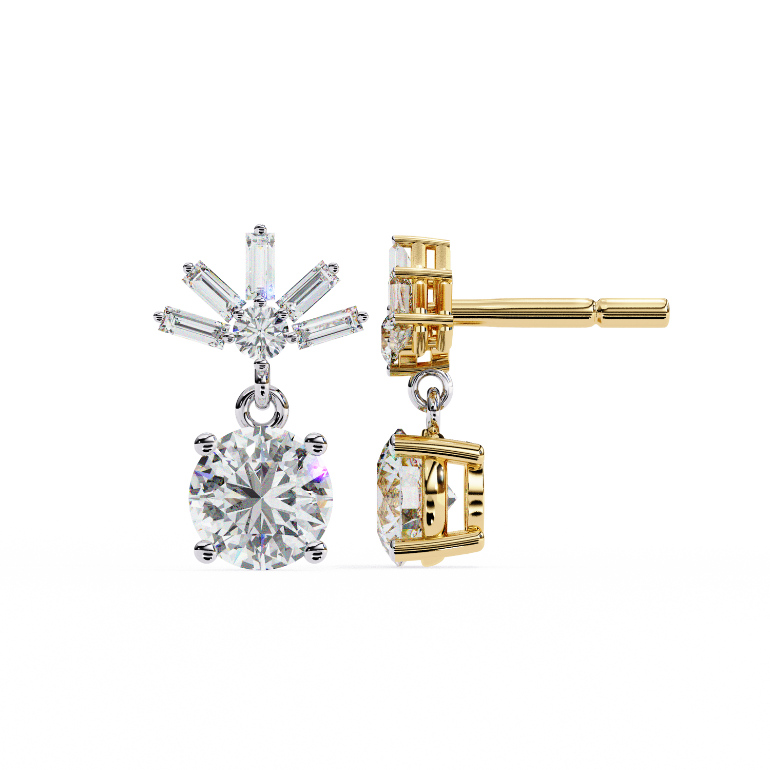 Rosa  Diamond Earring