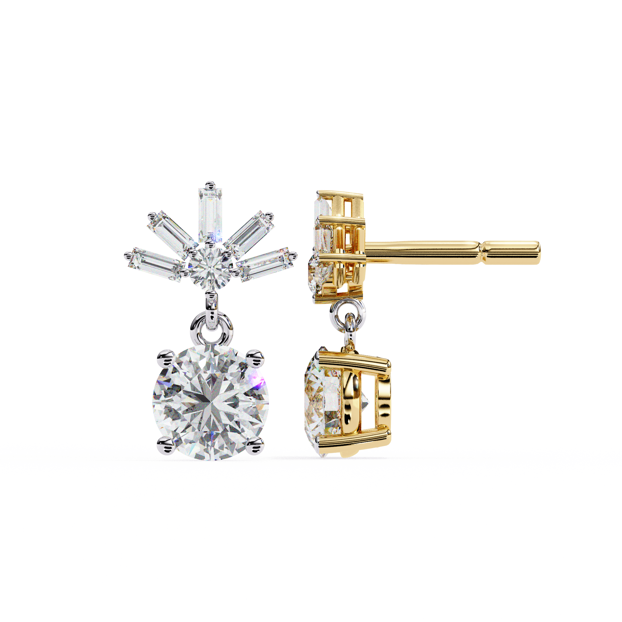 Rosa  Diamond Earring