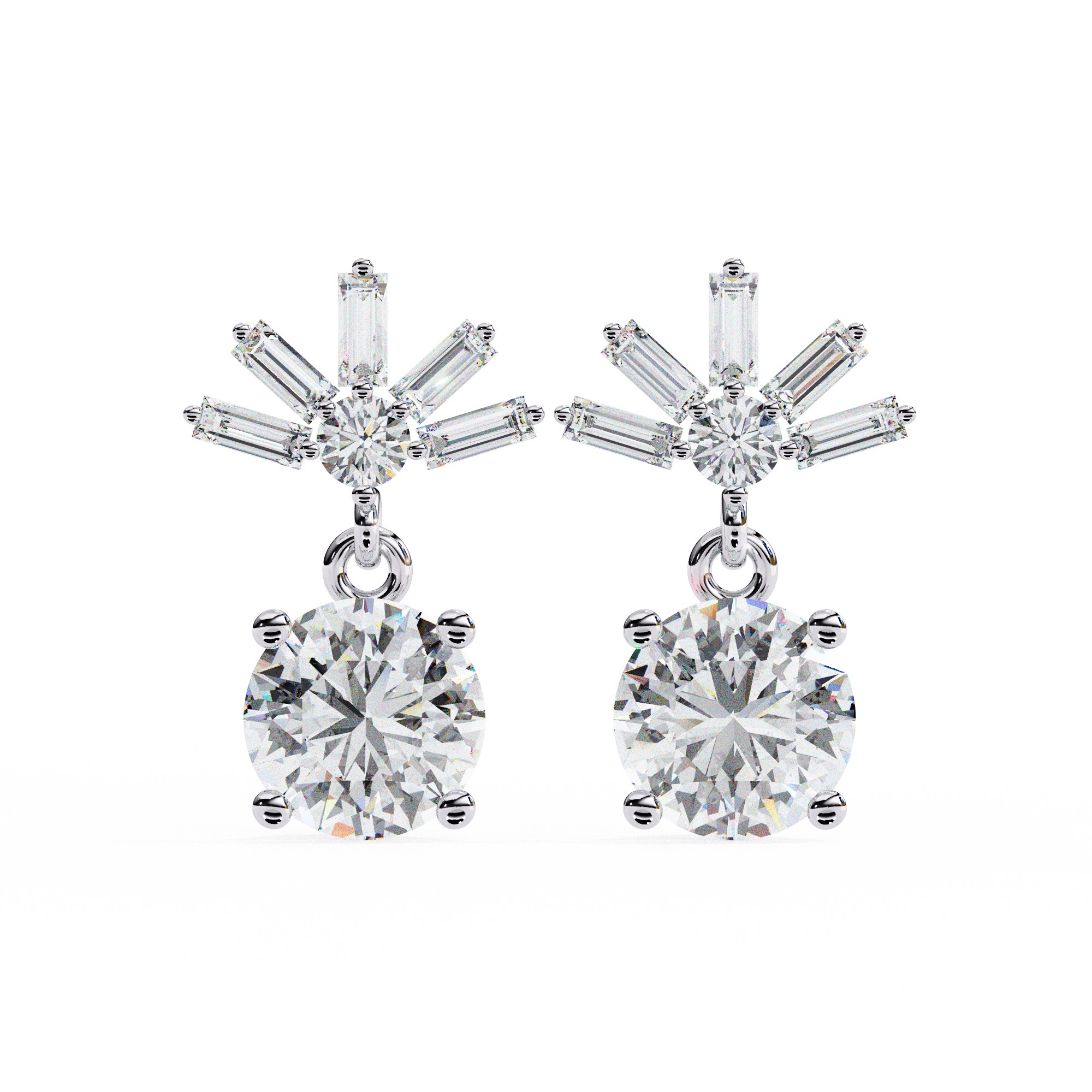 Rosa  Diamond Earring