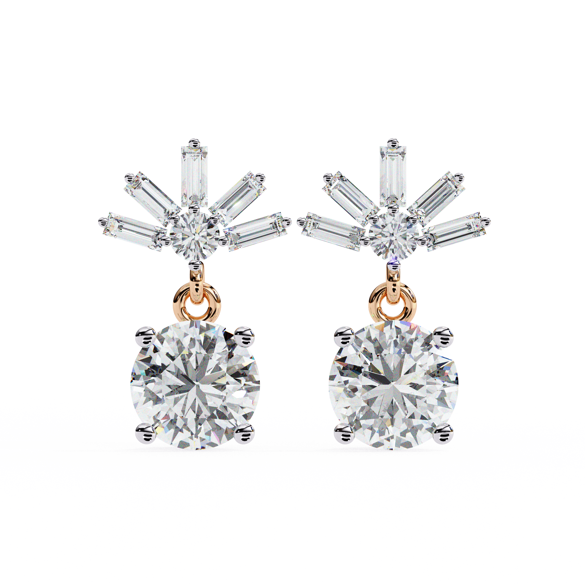 Rosa  Diamond Earring