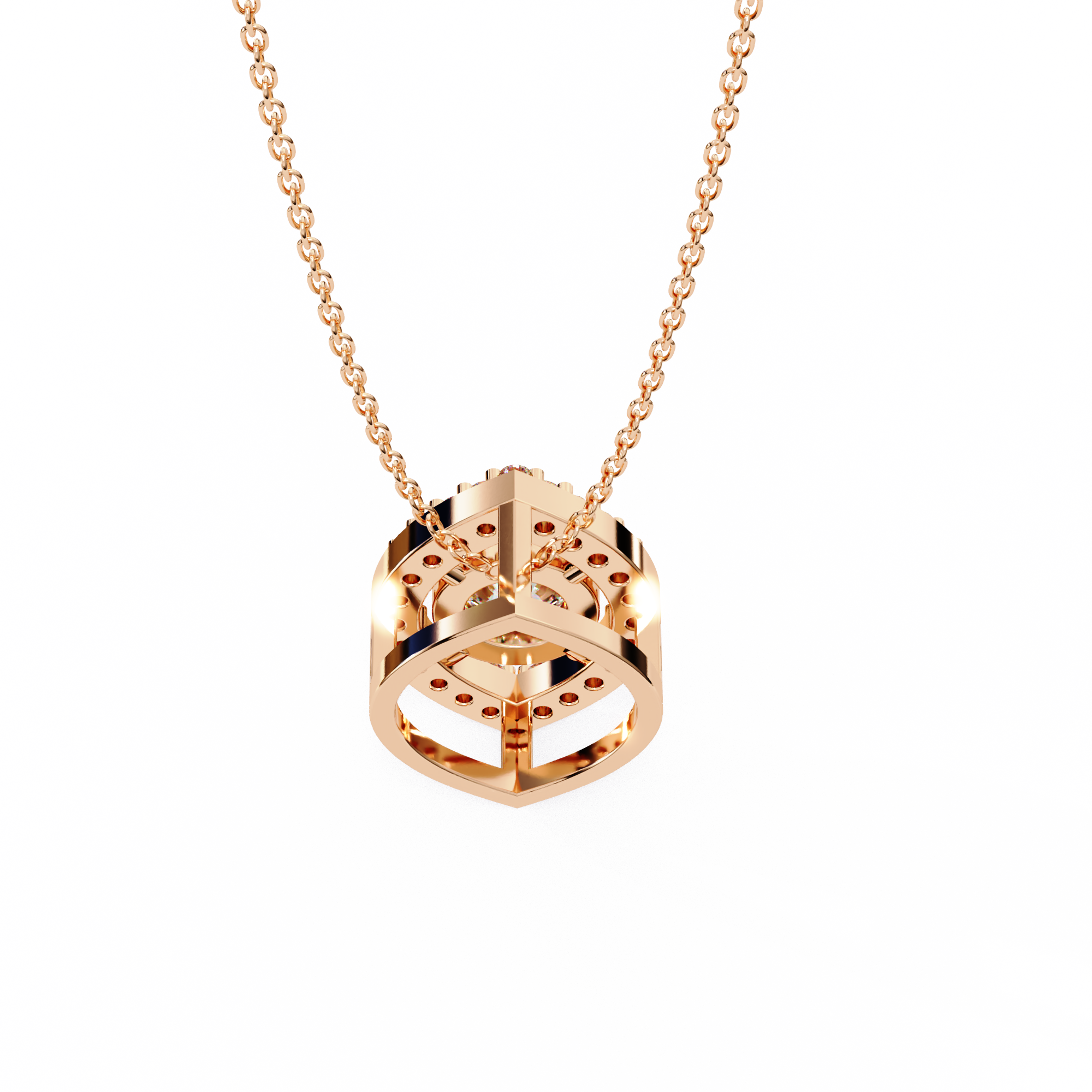 Marina  Diamond Pendant