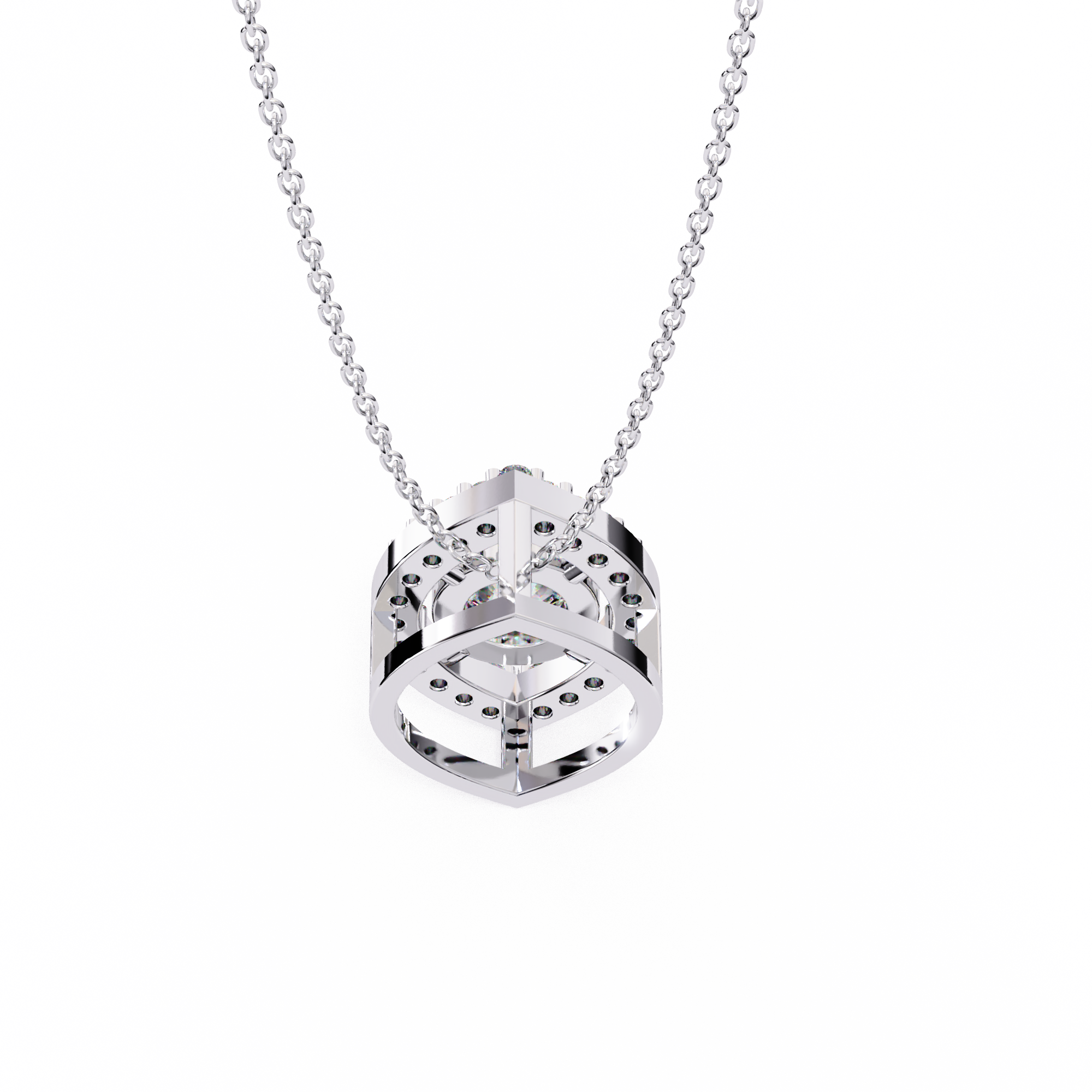 Marina  Diamond Pendant