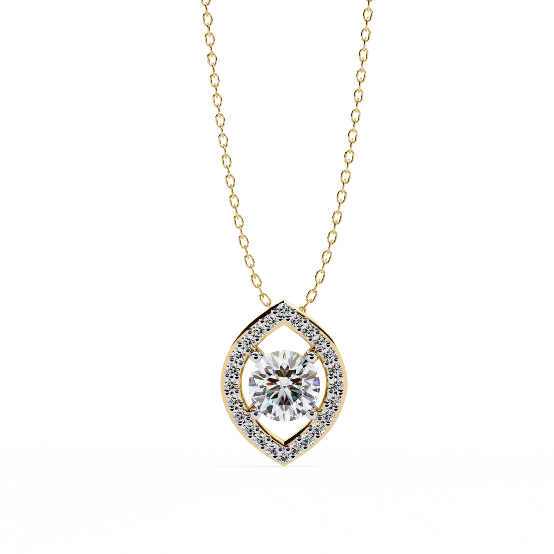 Marina  Diamond Pendant