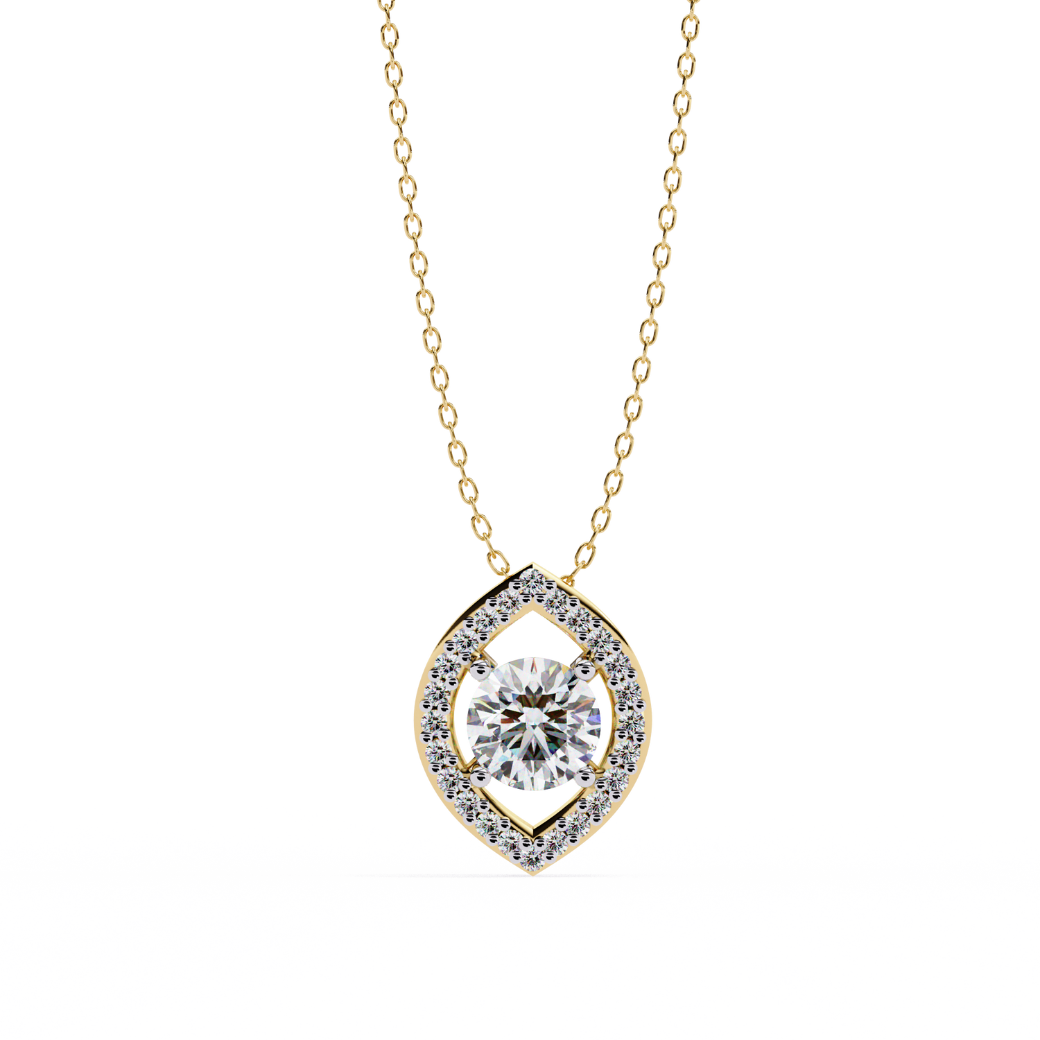 Marina  Diamond Pendant