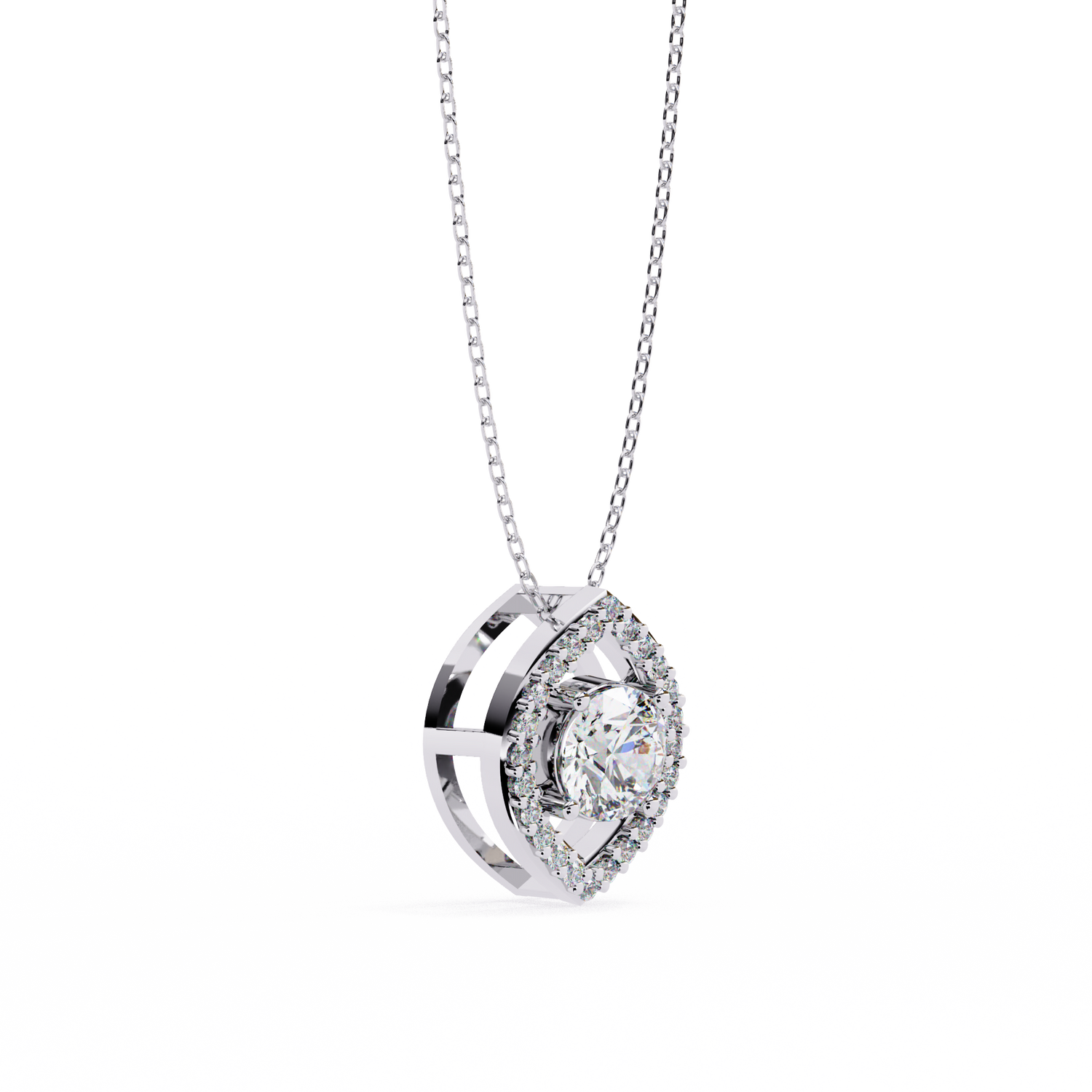 Marina  Diamond Pendant